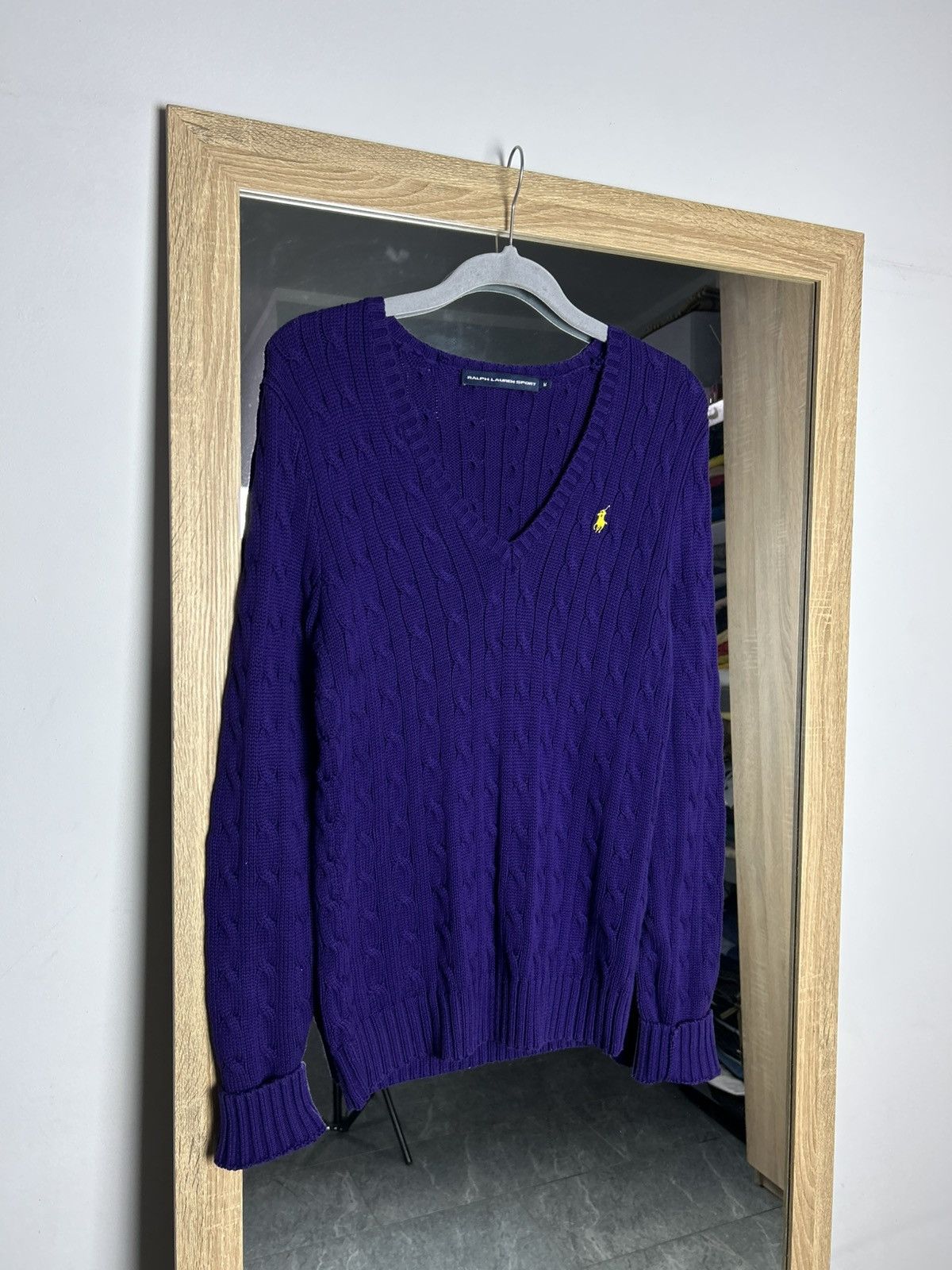 Grailed × Polo Ralph Lauren × Vintage Knit sweater polo Ralph Lauren V small logo Size M / US 6-8 / IT 42-44 - 2 Thumbnail