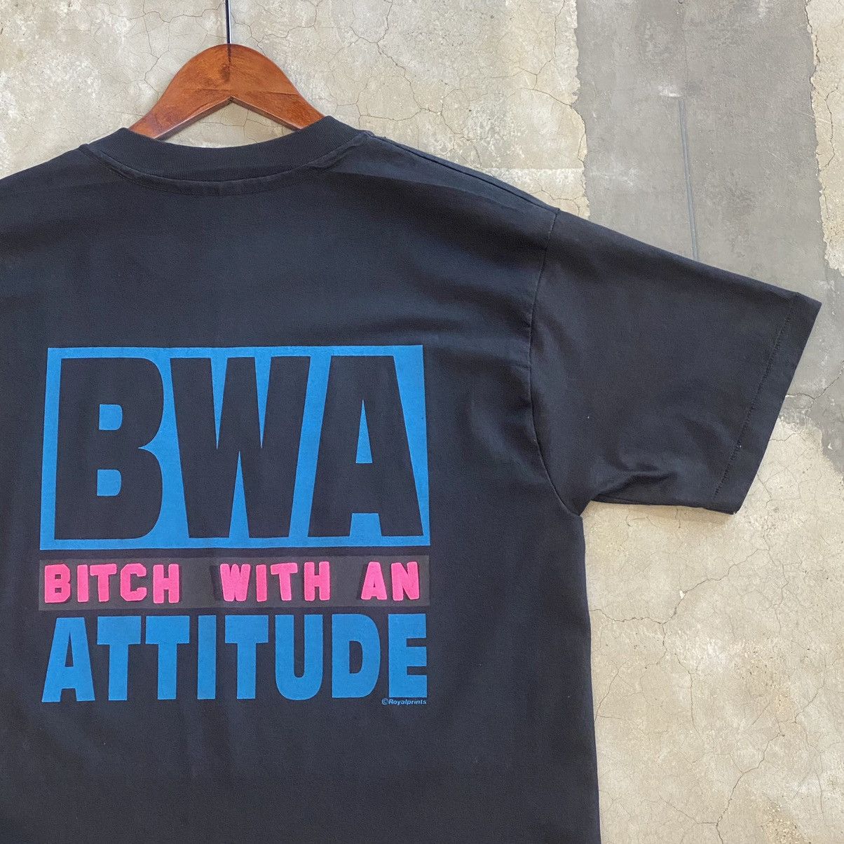 Vintage Vintage 90s Bitches With An Attitude BWA Super BitchTee (Rap Size US L / EU 52-54 / 3 - 1 Thumbnail