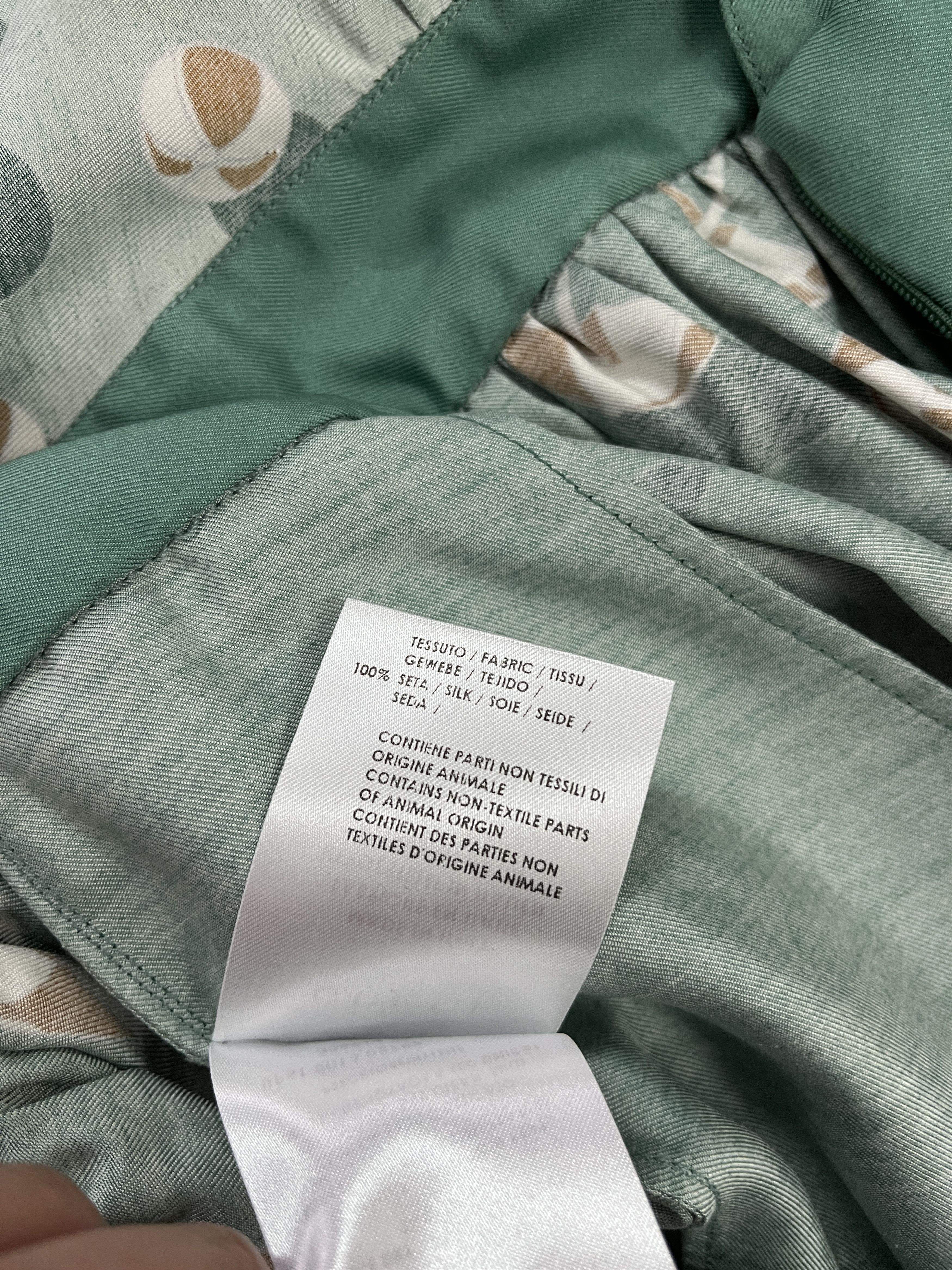 Gucci Gucci Green Beach Ball Print Halter Neck Silk Dress Size XS / US 0-2 / IT 36-38 - 7 Thumbnail