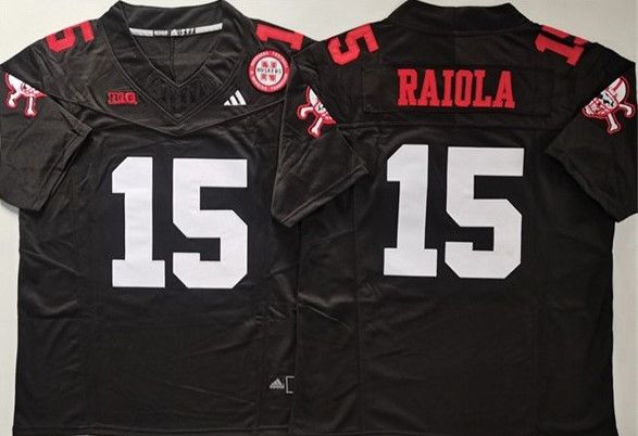 Other NCAA Nebraska Cornhuskers 15 Dylan Raiola Black Size US M / EU 48-50 / 2 - 1 Thumbnail