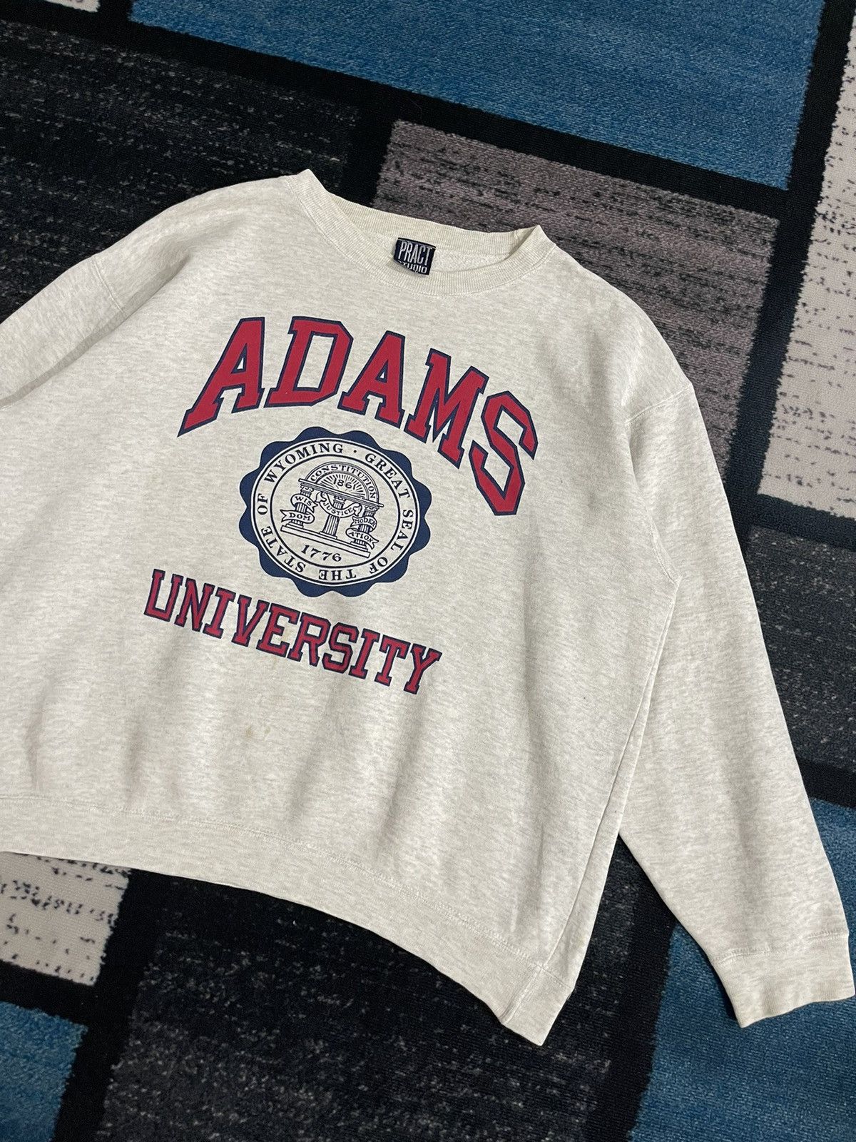 Vintage Vintage University Adams Sweatshirt Size US XL / EU 56 / 4 - 3 Thumbnail