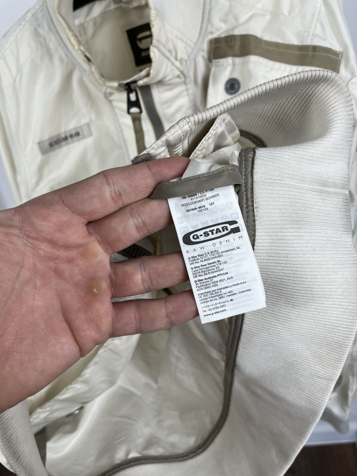 G-Star G Star RAW Lockhart Bomber Jacket Cargo Military Style M Size US M / EU 48-50 / 2 - 9 Thumbnail