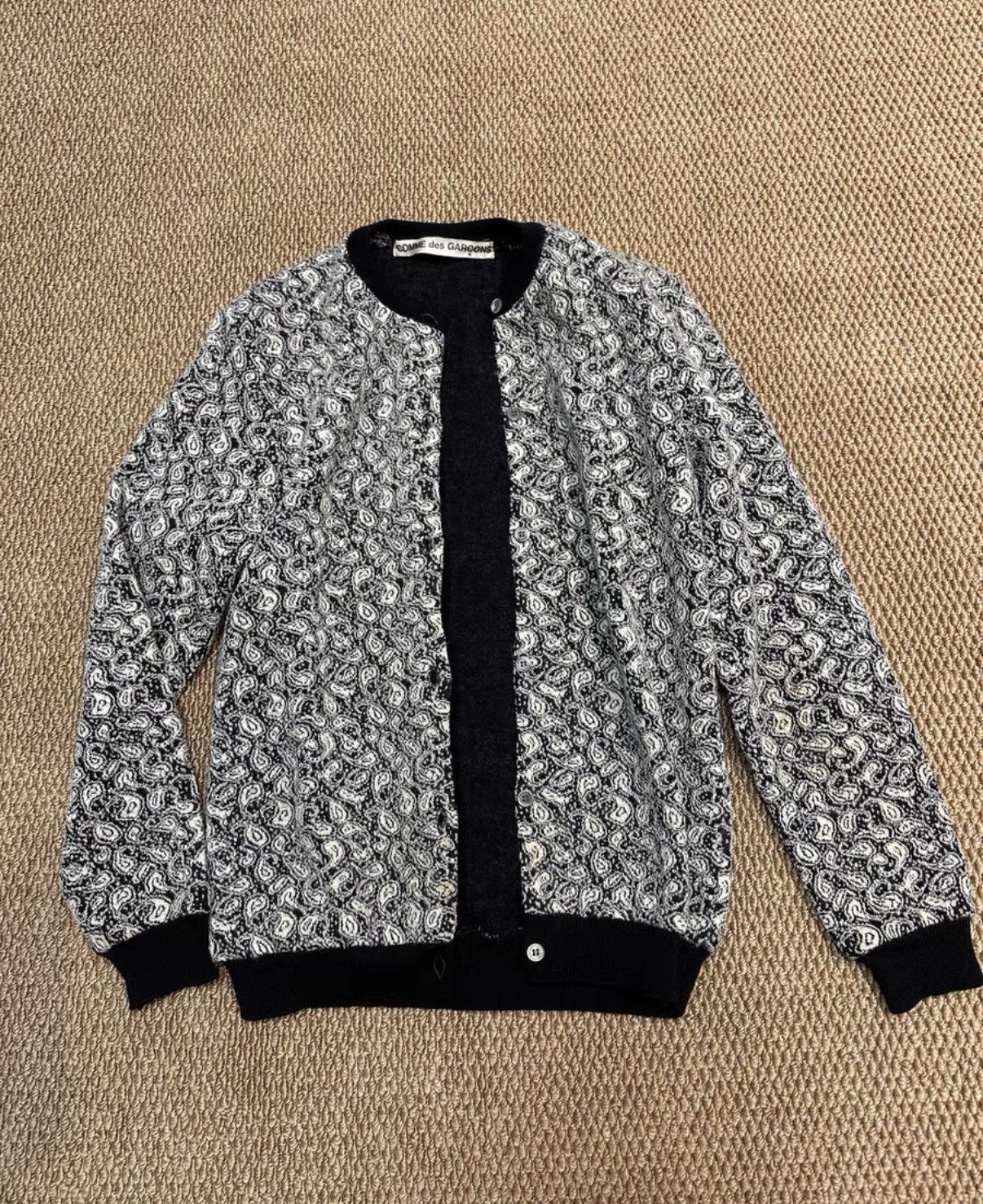 Comme des Garcons COMME des GARÇONS Archive Jacquard Wool Sweater K23 Size S / US 4 / IT 40 - 1 Thumbnail