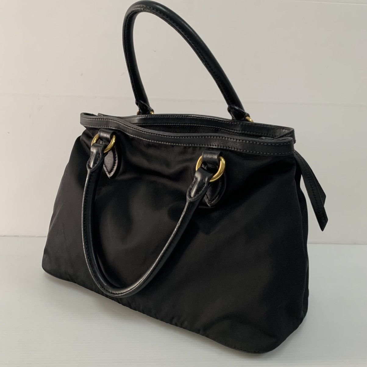 Prada Black Nylon Shoulder Bag