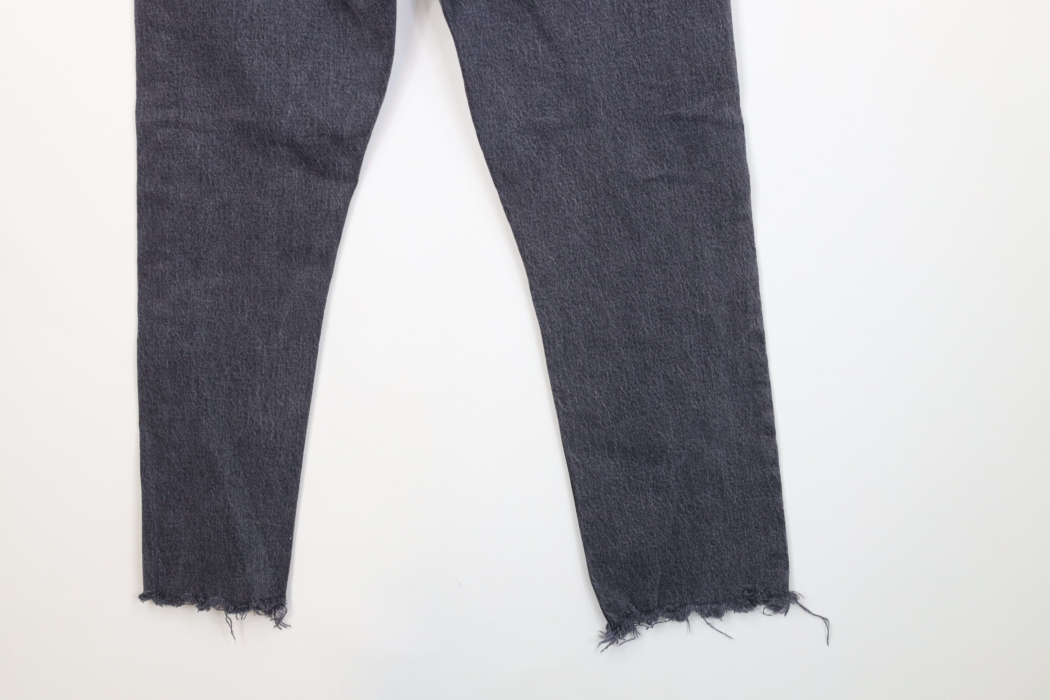 Levi's Vintage Y2K Levis 501xx Button Fly Original Jeans Black Size 28" / US 6 / IT 42 - 12 Thumbnail