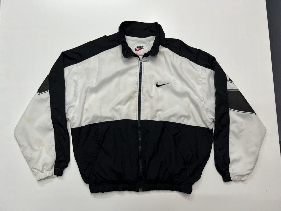 Nike 🔥VINTAGE NIKE SPELLOUT ZIPPER JACKET Size US L / EU 52-54 / 3 - 2 Thumbnail