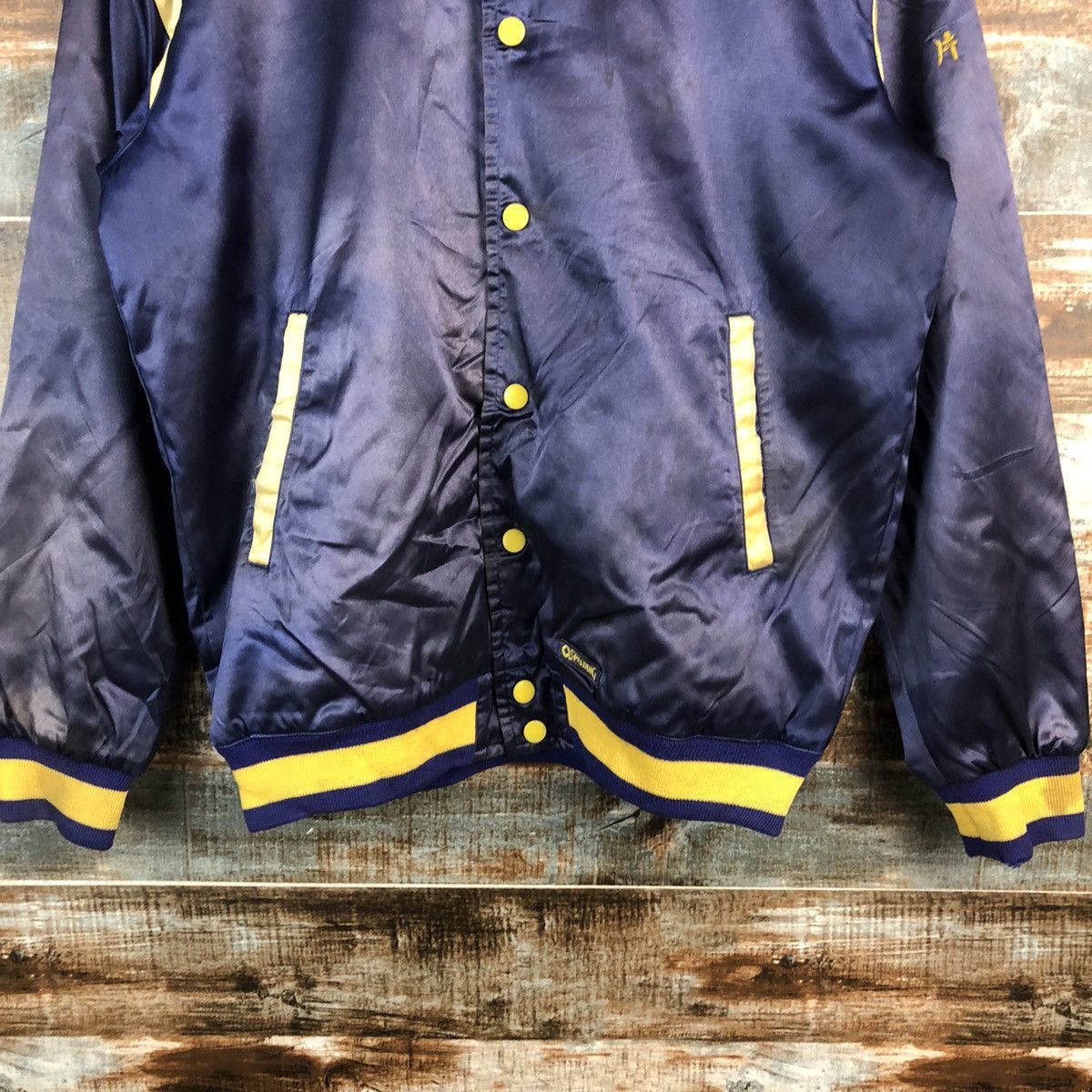 Spalding Spalding vintage sweater Blue Bombers Jacket #A2308 Size US L / EU 52-54 / 3 - 6 Thumbnail