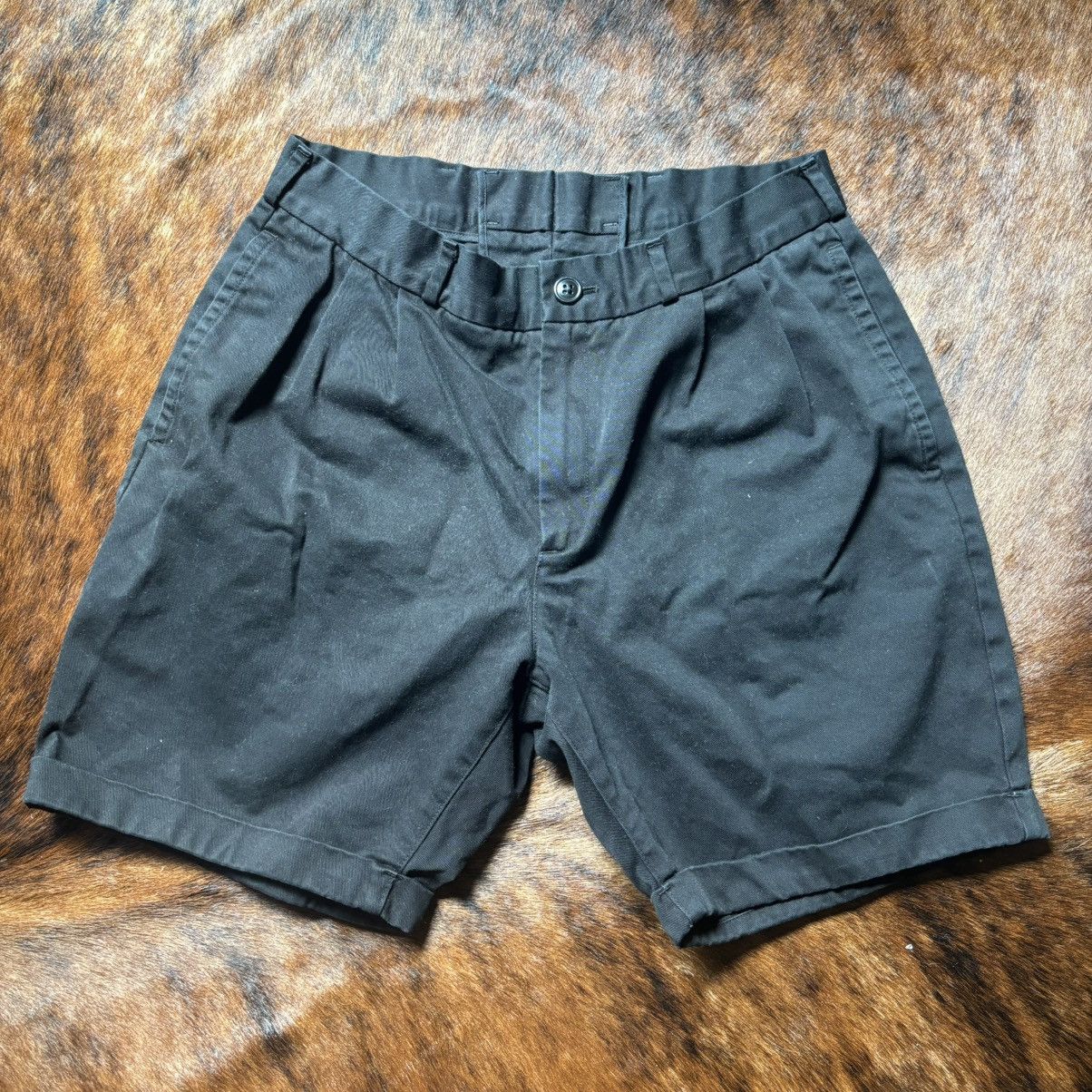 Neighborhood Neighborhood Japan Black Pleated Safari Shorts Size US 31 - 1 Thumbnail