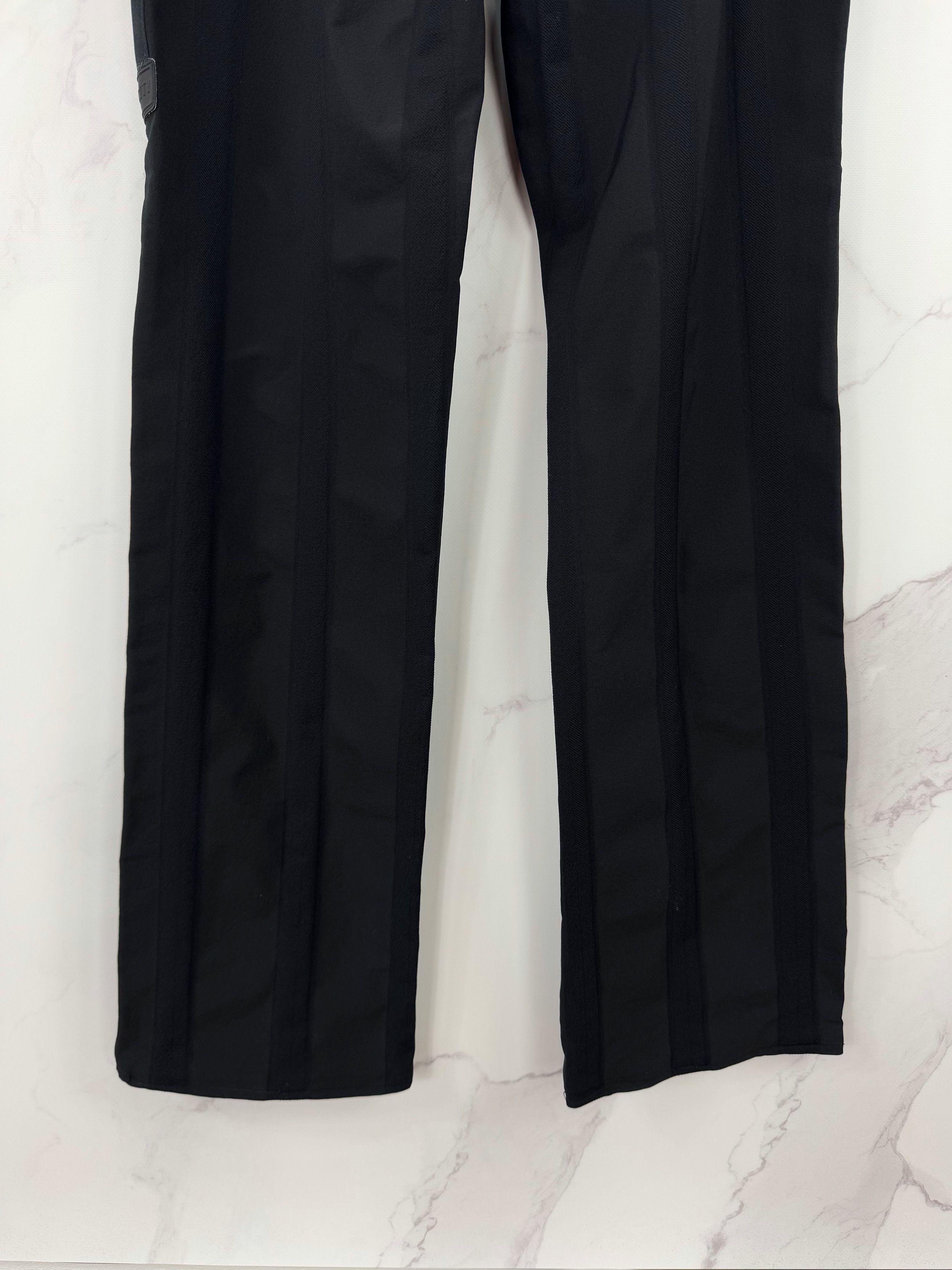 Marithe + Francois Girbaud Marithe Francois Girbaud SPQR City Black Track Pants Italian Size 27" / US 4 / IT 40 - 6 Thumbnail