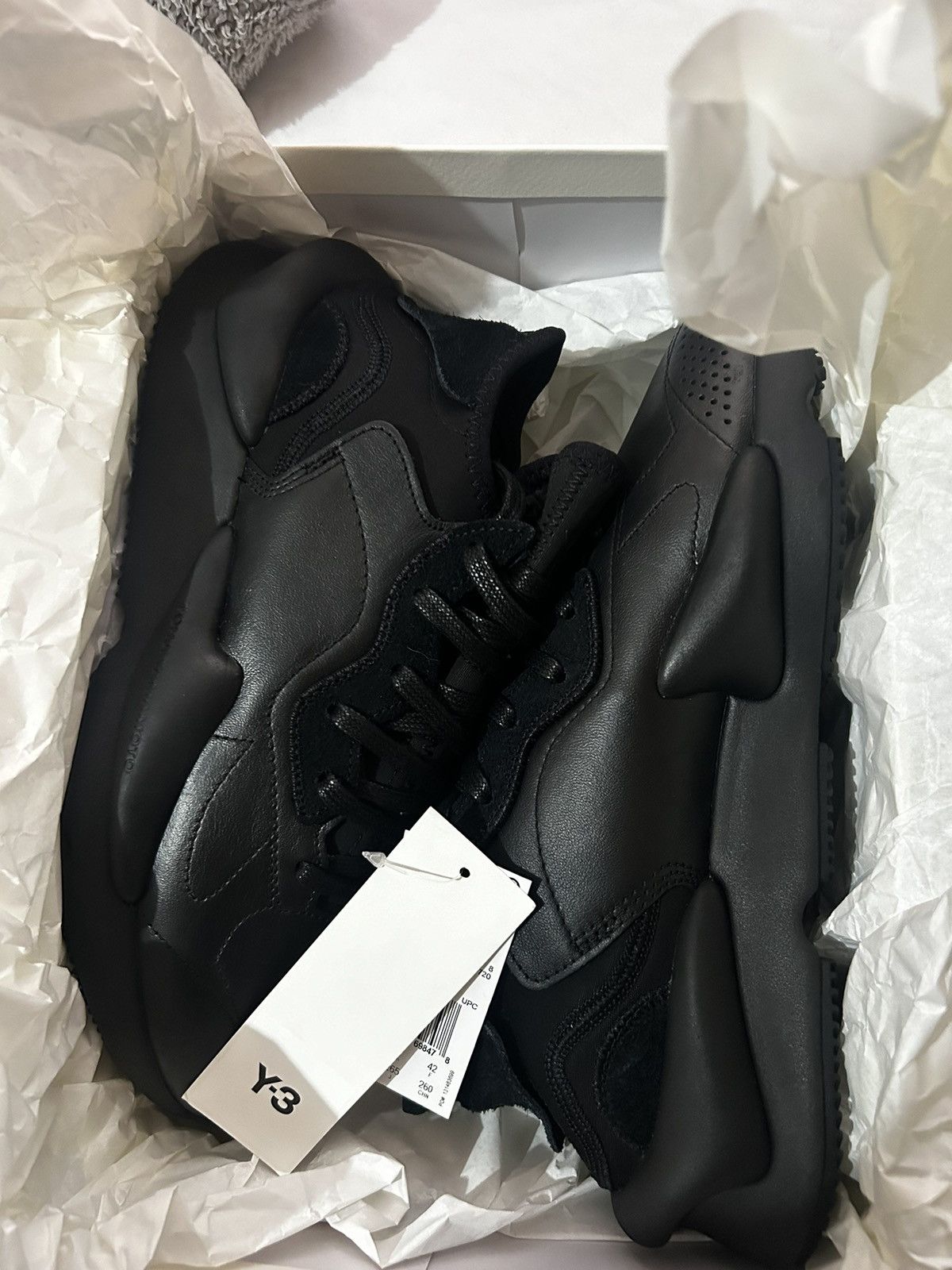 Adidas × Yohji Yamamoto Yohji Yamamoto Y3 Kaiwa Black Size US 8.5 / EU 41-42 - 4 Thumbnail