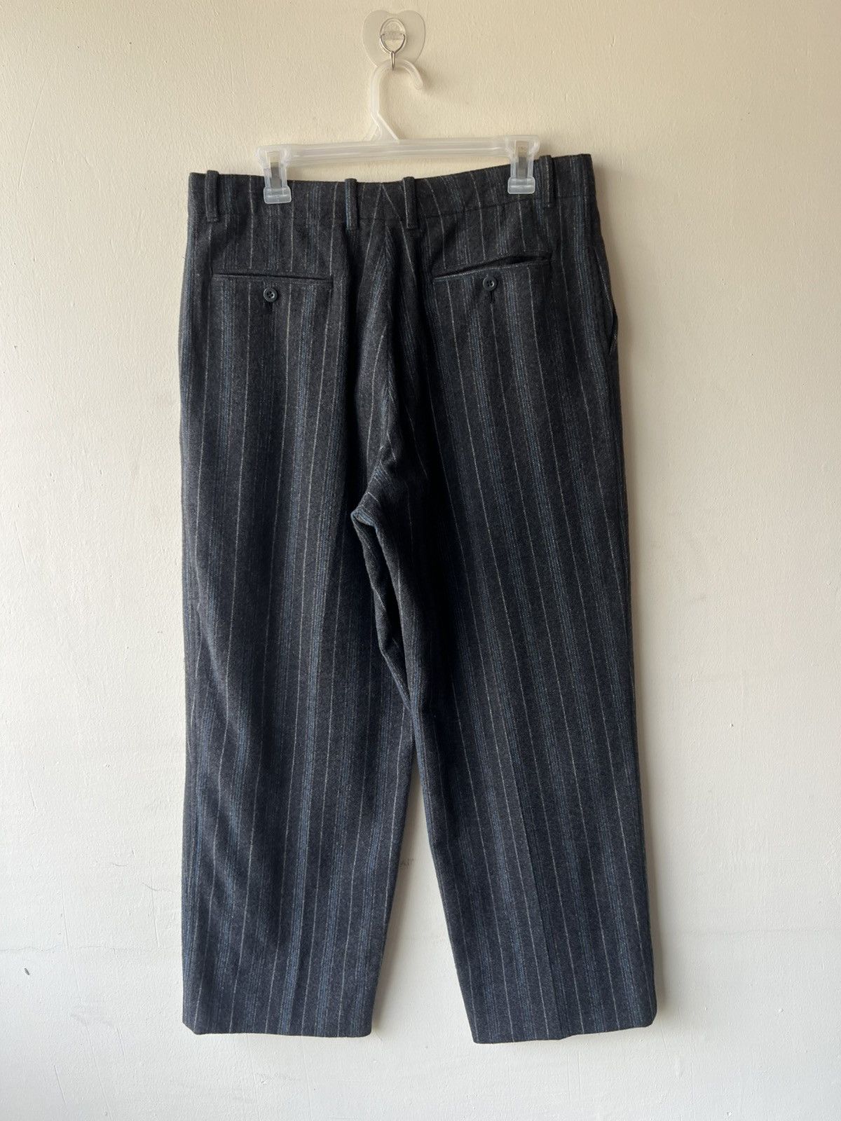 Nigel Cabourn Vintage Nigel Cabourn Striped Wool Baggy Trouser Pant Size US 32 / EU 48 - 22 Thumbnail