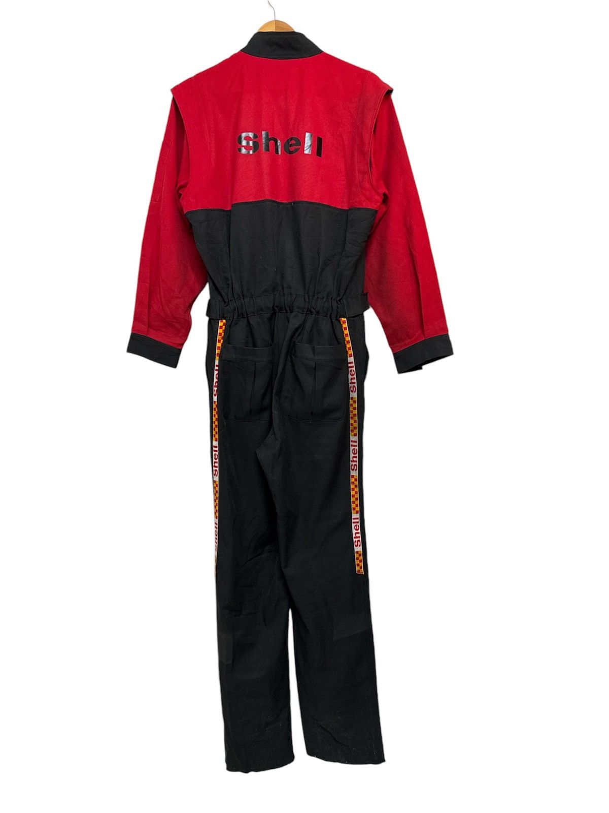 Vintage Vintage Shell Racing Technical Workwear Coverall Size US 34 / EU 50 - 7 Thumbnail