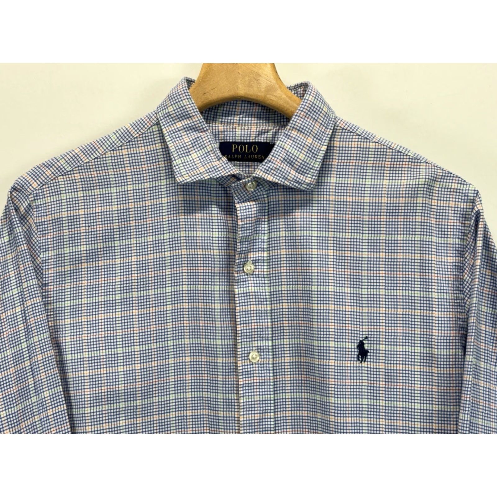 Polo Ralph Lauren Polo Ralph Lauren Shirt Mens Large Plaid Button-Up Spread Collar Pony Logo Multicolor Cotton Short/Long Sleeve? Size US L / EU 52-54 / 3 - 3 Thumbnail
