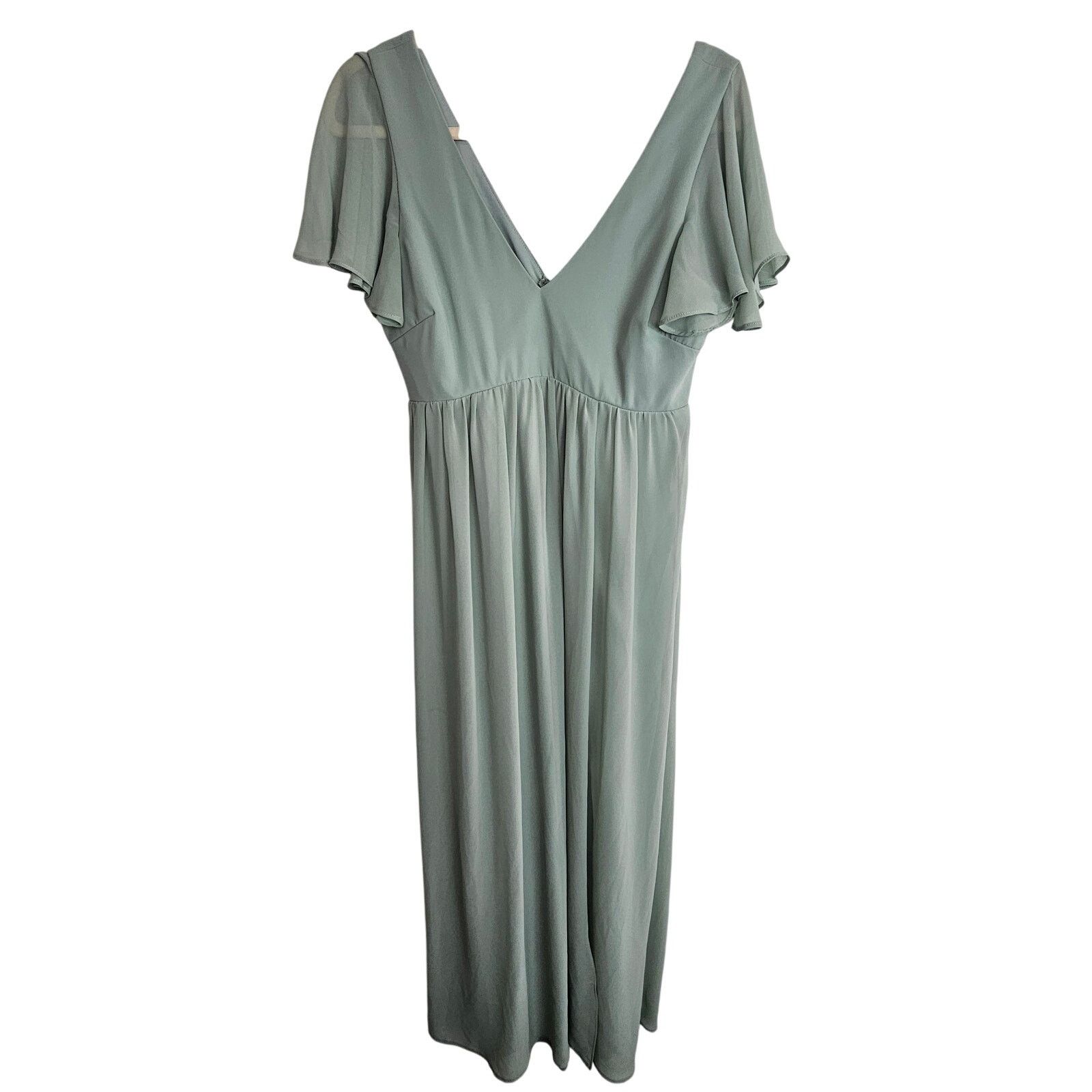 Birddogs Birdy Grey Womens Hannah Empire Waist Bridesmaid Dress Sz S Size S / US 4 / IT 40 - 2 Thumbnail