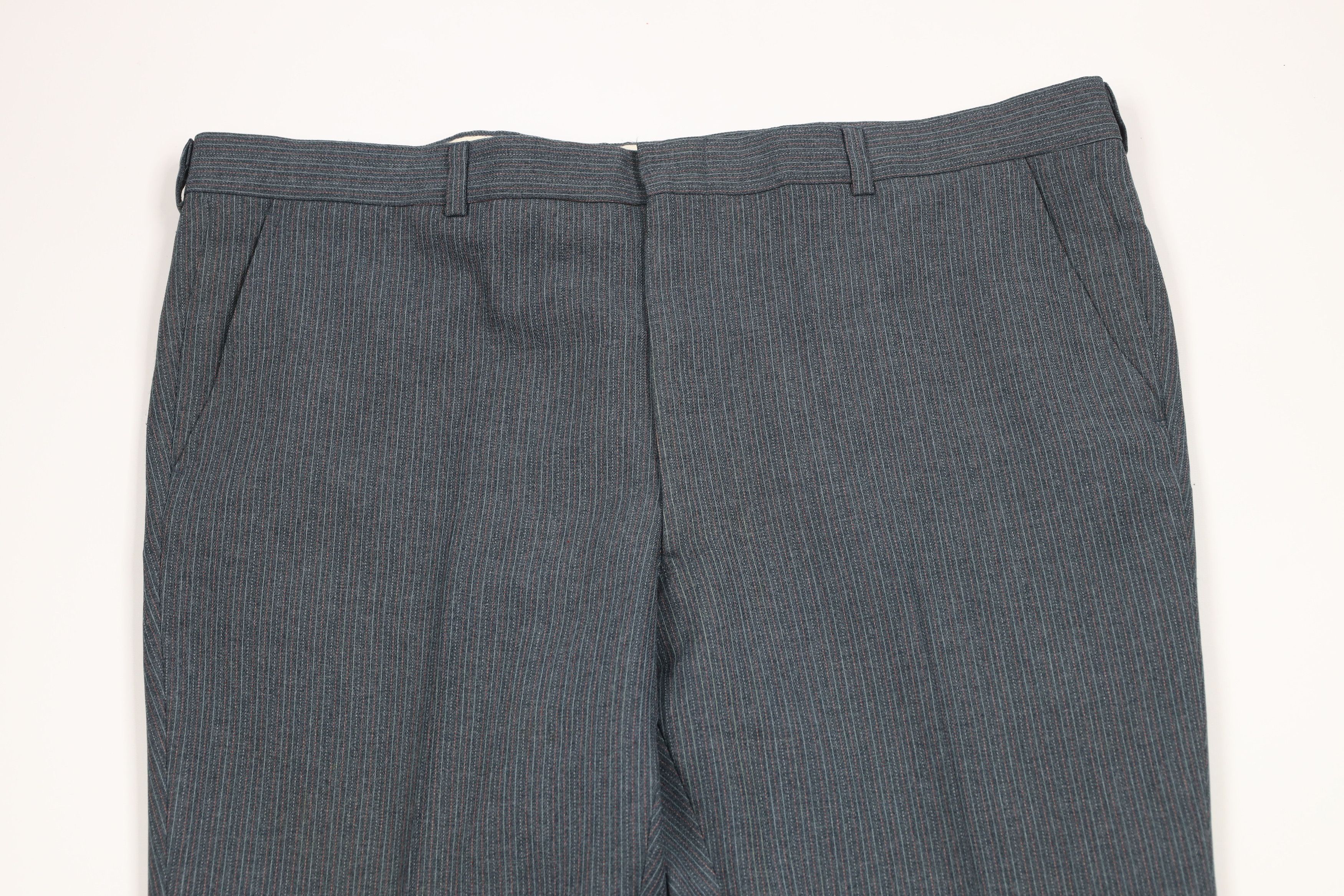 Vintage Vintage 70s Streetwear Striped Bell Bottoms Chino Pants Size US 40 / EU 56 - 2 Thumbnail