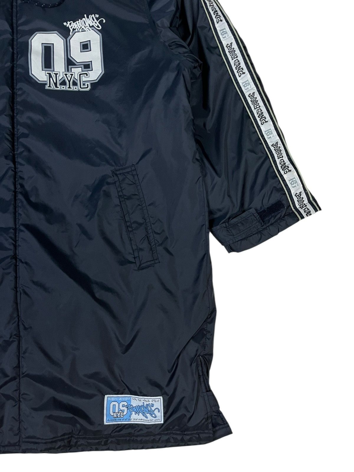 JNCO × Rap Tees Bobby Gang Hip Hop Promo Baggy Long Jacket Sherpa Lined Size US L / EU 52-54 / 3 - 5 Thumbnail