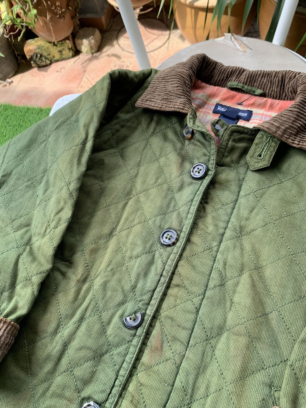 Polo Ralph Lauren Vintage Army Polo Ralph Lauren Quilted Field Jacket Kids Size US XXS / EU 40 - 4 Thumbnail