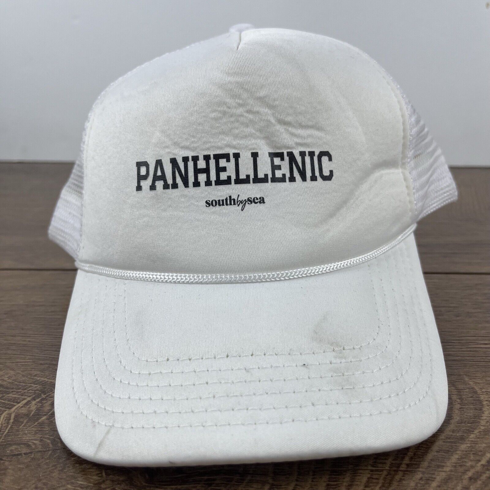 Other Panhellenic Hat Pangellenic Hat White Adjustable Hat White A Size ONE SIZE - 3 Thumbnail