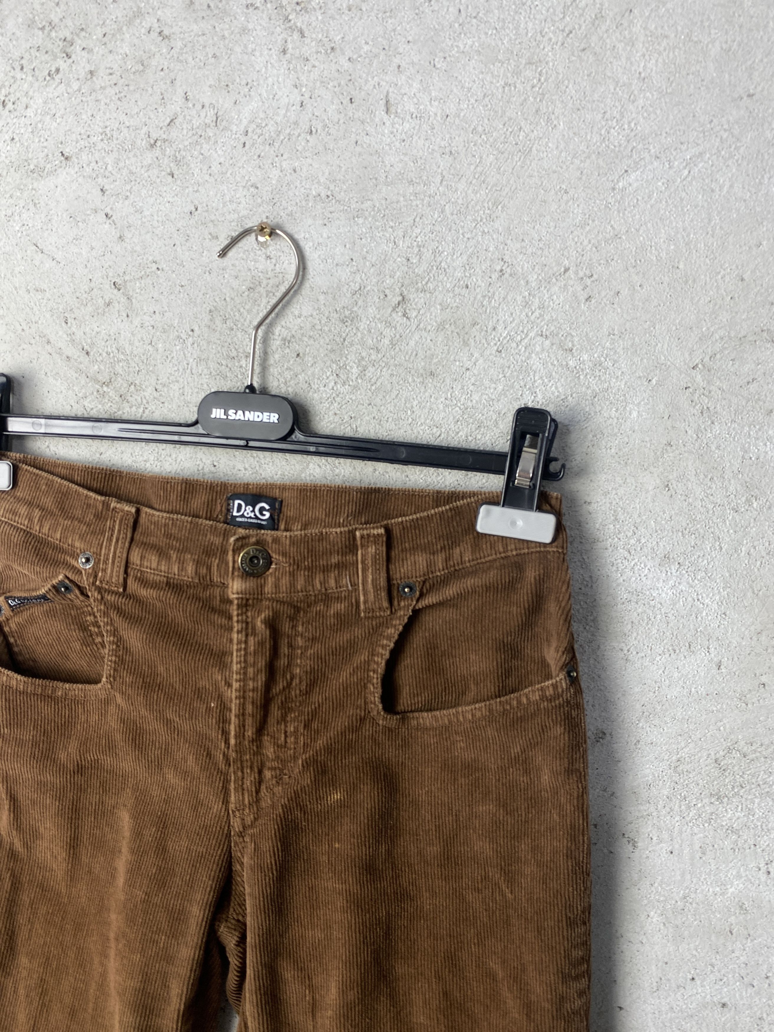 Dolce & Gabbana Dolce & Gabbana vintage corduroy pants y2k Size 27" / US 4 / IT 40 - 2 Thumbnail