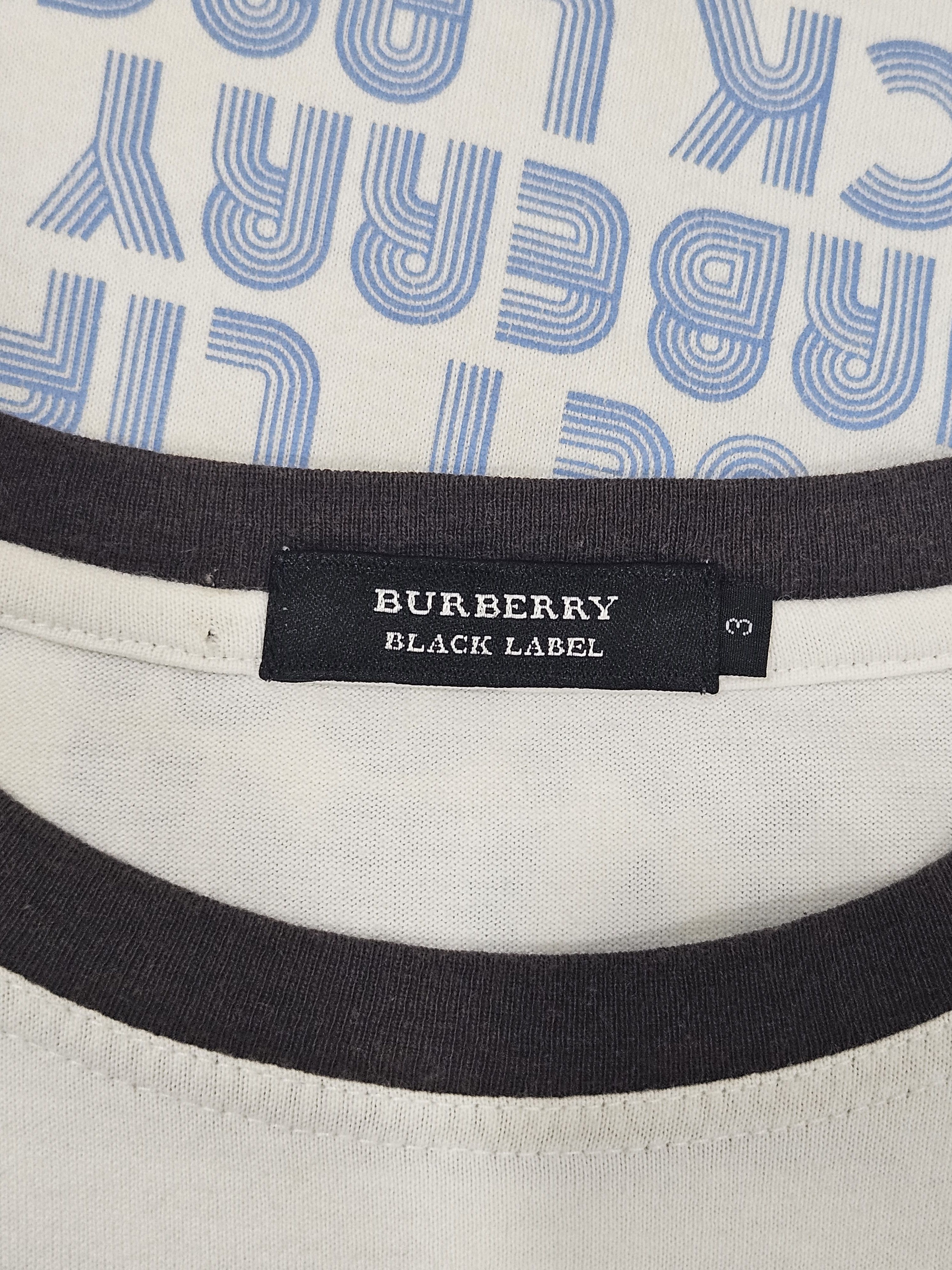 Burberry Burberry Black Label Supersonic Jet-Set Ringer Tour Tee Size US M / EU 48-50 / 2 - 5 Thumbnail