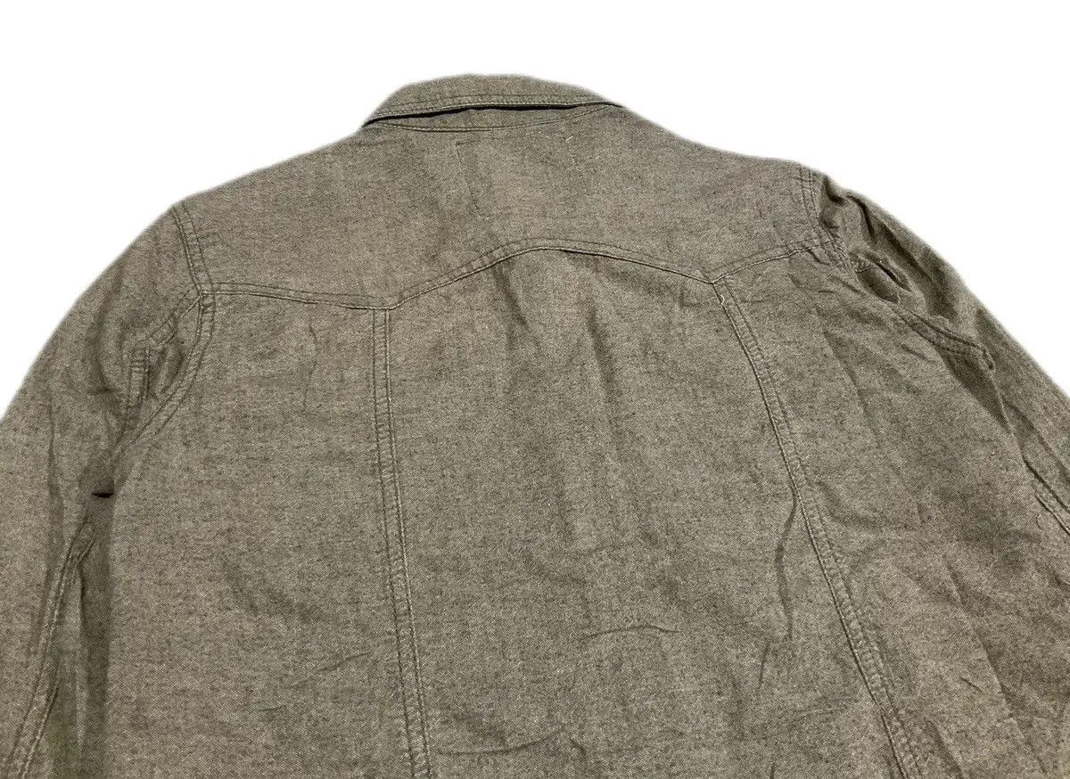 Japanese Brand ♟️ Sick Y2K Natural Vintage G.O.A. Frayed Shirt Size US S / EU 44-46 / 1 - 6 Thumbnail