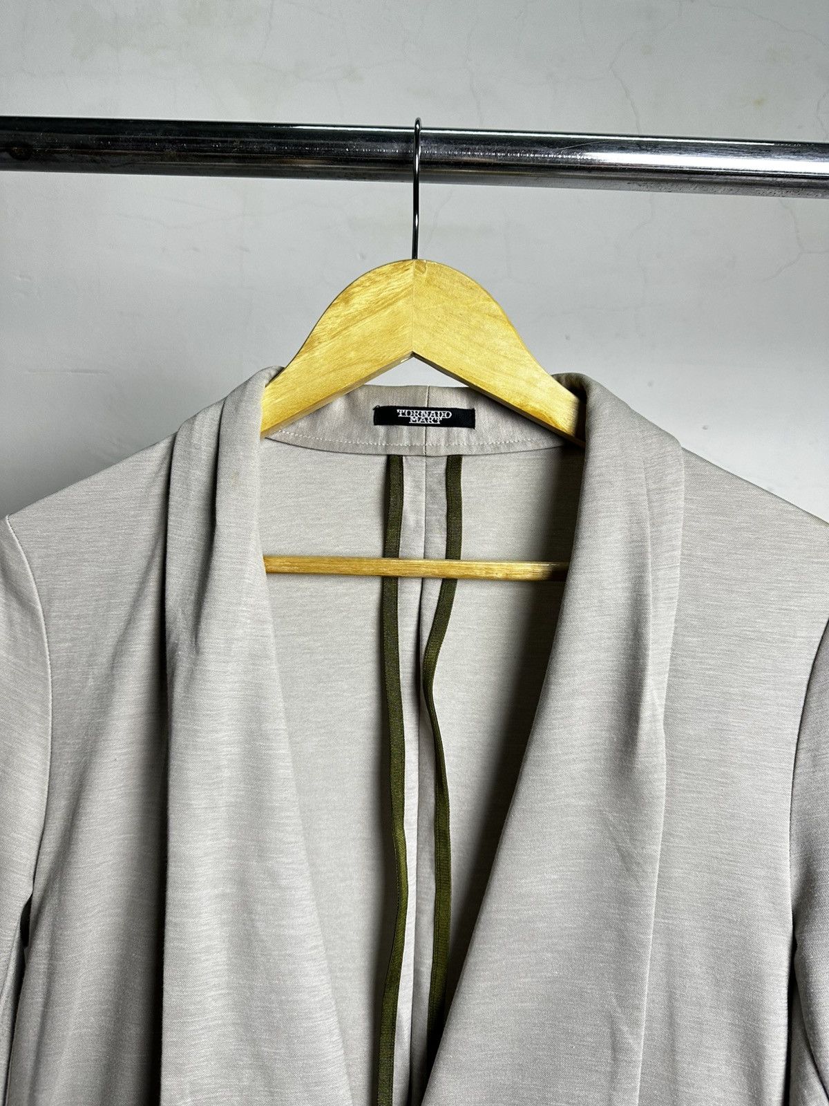 Designer × Le Grande Bleu (L.G.B.) × Tornado Mart Tornado Mart Open Front One Button Jacket Size S / US 4 / IT 40 - 5 Thumbnail