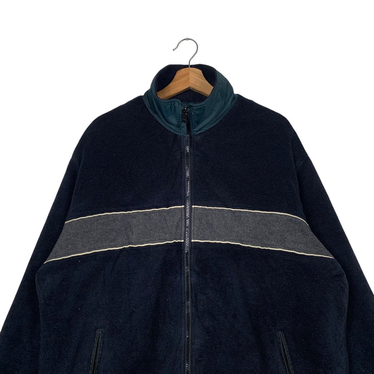 Japanese Brand Polo Bi-Way Sentroran Fleece Jacket Size US L / EU 52-54 / 3 - 2 Thumbnail