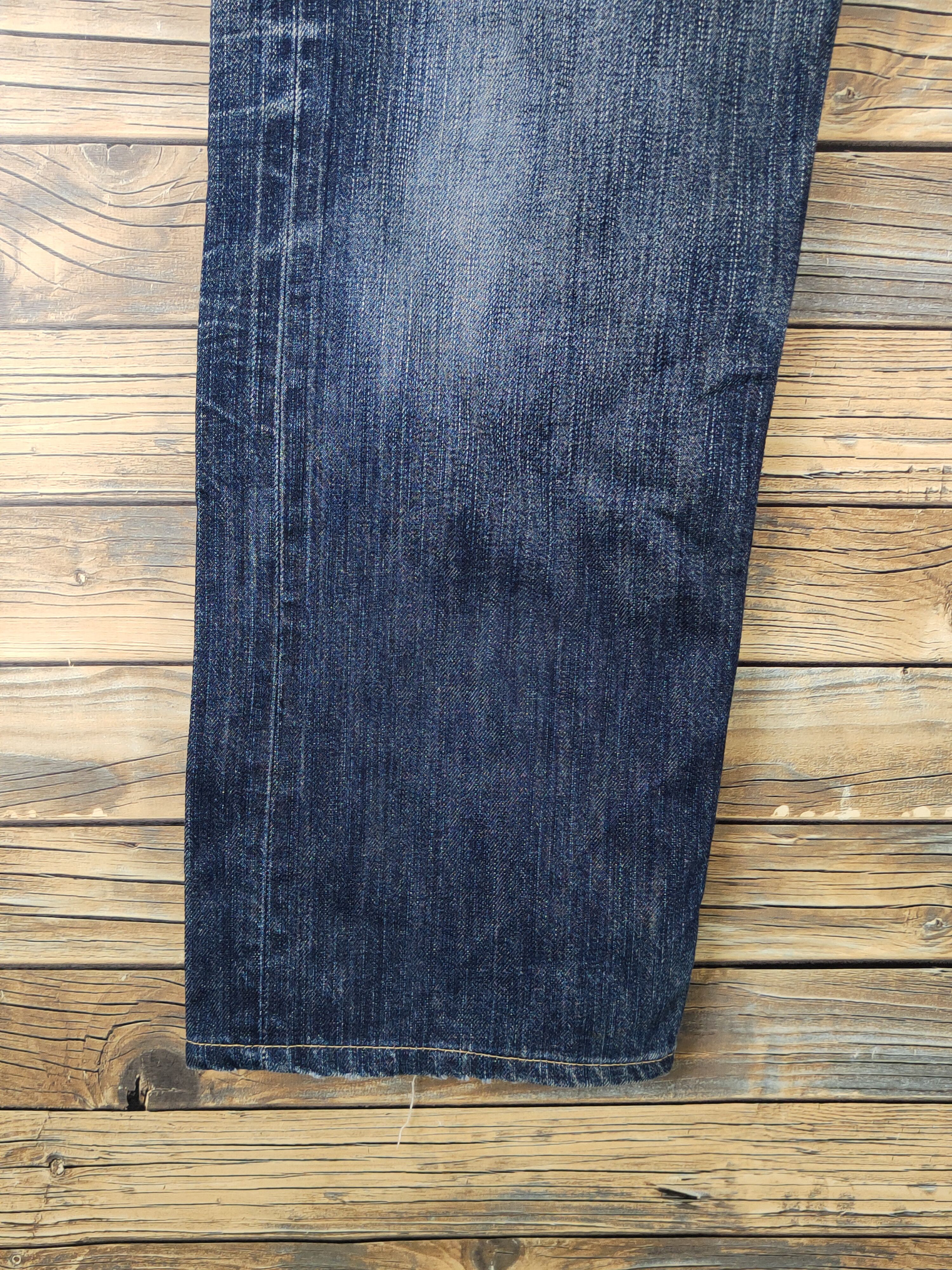 Levi's Levi's Dark Blue Distressed Ripped denim Jeans #W1399 Size US 33 - 4 Thumbnail