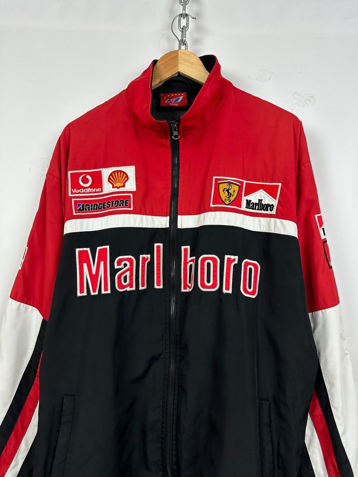 Ferrari Vintage Ferrari Marlboro Vodafone Racing Light Track Jacket Size US XL / EU 56 / 4 - 9 Thumbnail