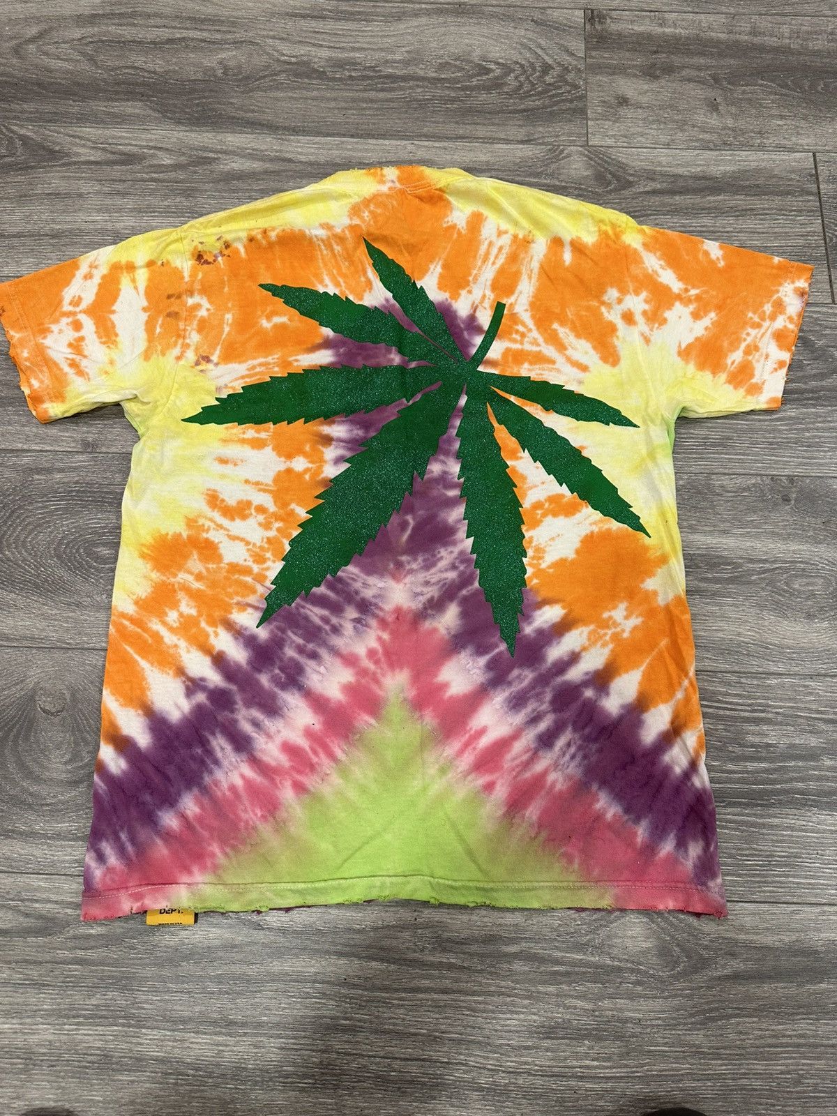 Gallery Dept. Gallery Dept Weed Tee Sz Medium Size US M / EU 48-50 / 2 - 2 Thumbnail
