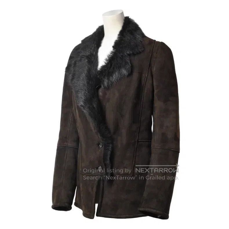 Loewe Loewe Suede Faux Fur One-Piece Jacket Size XS / US 0-2 / IT 36-38 - 2 Thumbnail