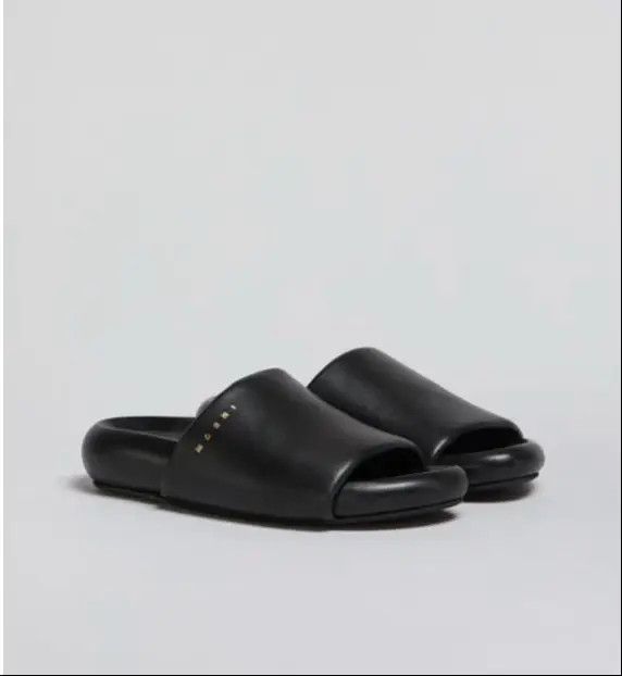 Marni o1w1db10125 Pouf Sandals in Black Size US 8 / EU 41 - 1 Thumbnail