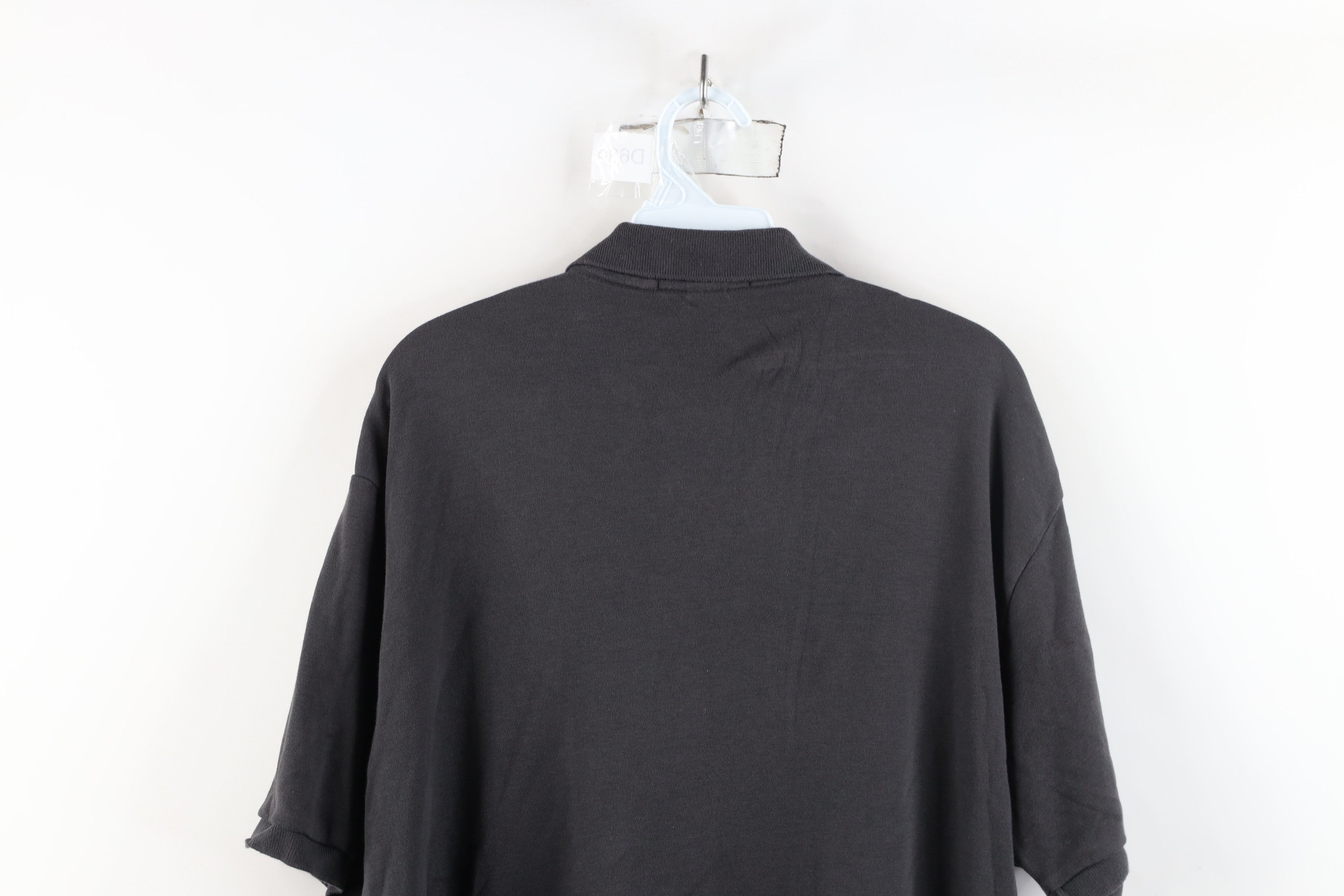 Ralph Lauren × Vintage Vintage 90s Ralph Lauren Touch Cotton Polo Shirt Dark Gray Size US L / EU 52-54 / 3 - 13 Thumbnail