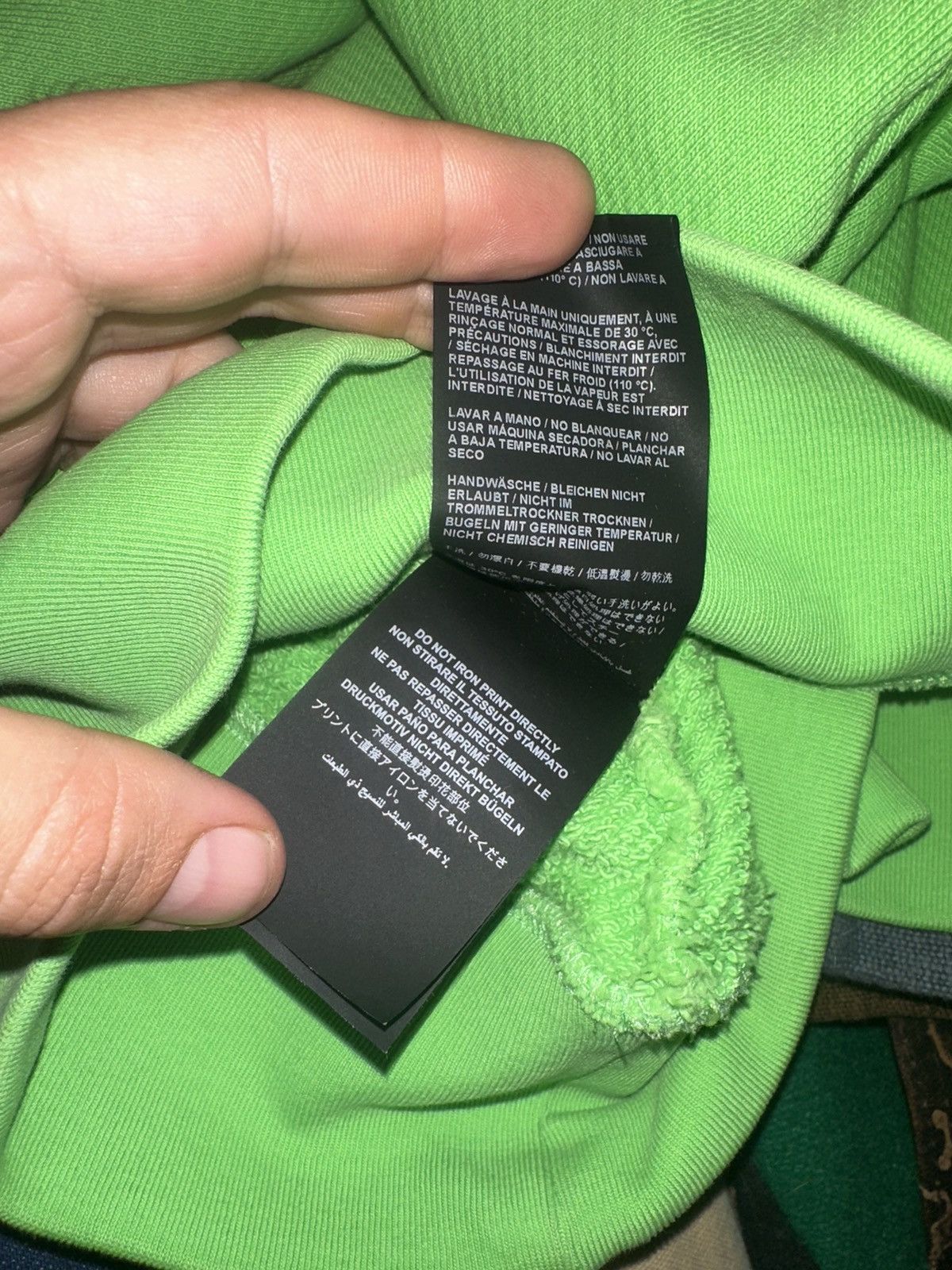 Palm Angels Palm Angels Green Angel Hoodie Designer Streetwear Grail Size US L / EU 52-54 / 3 - 9 Thumbnail