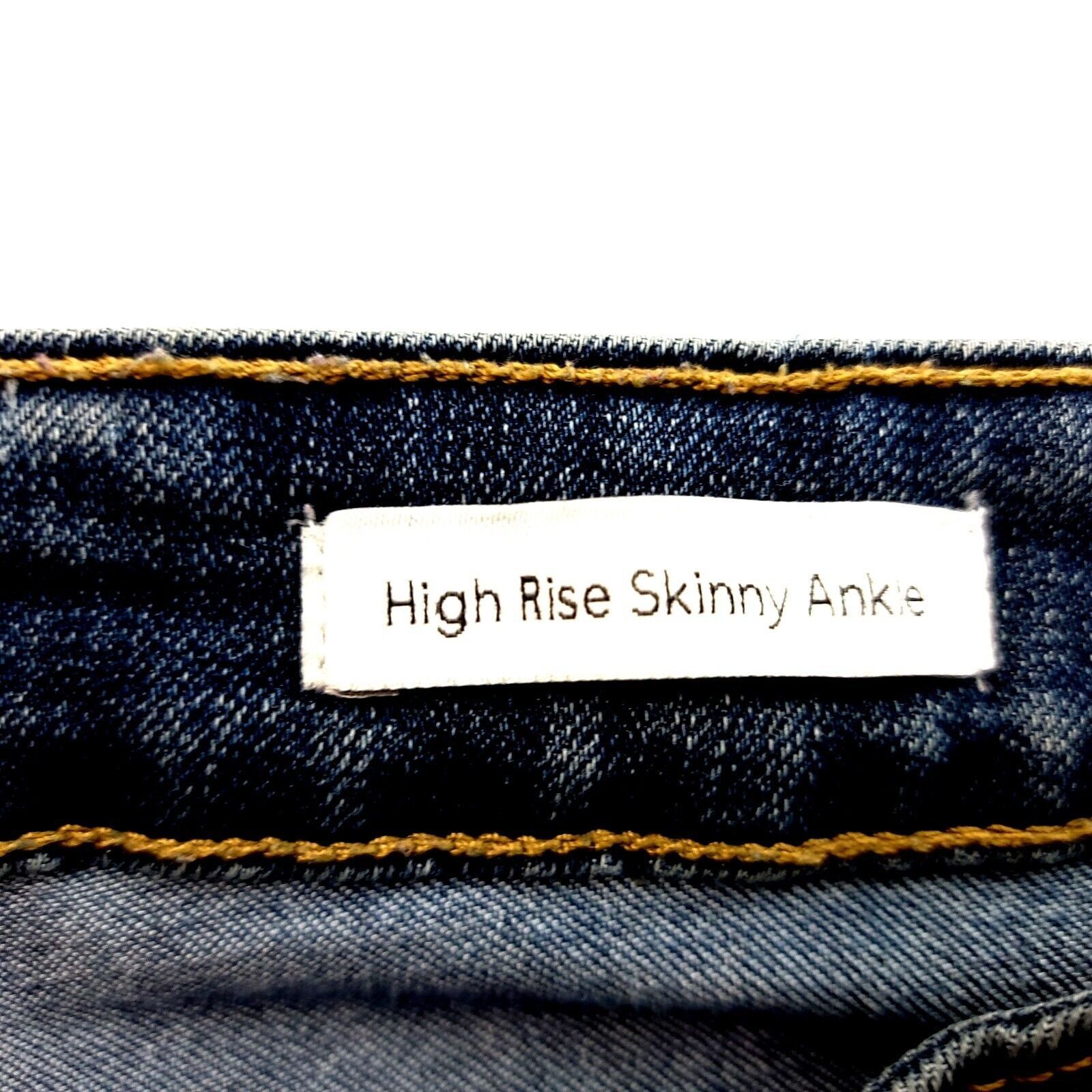 Jessica Simpson Jessica Simpson High Rise Skinny Ankle Blue Denim Mid Rise J Size 30" / US 8 / IT 44 - 6 Thumbnail