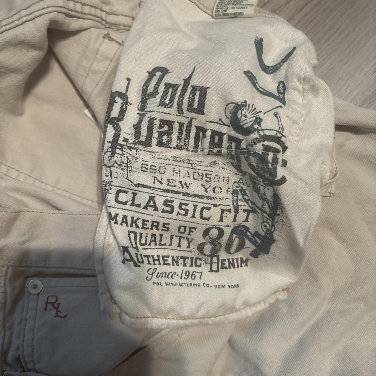 Polo Ralph Lauren Polo Ralph Lauren Jeans Mens Chino Work Pants 36x30 Khaki Size US 36 / EU 52 - 4 Thumbnail