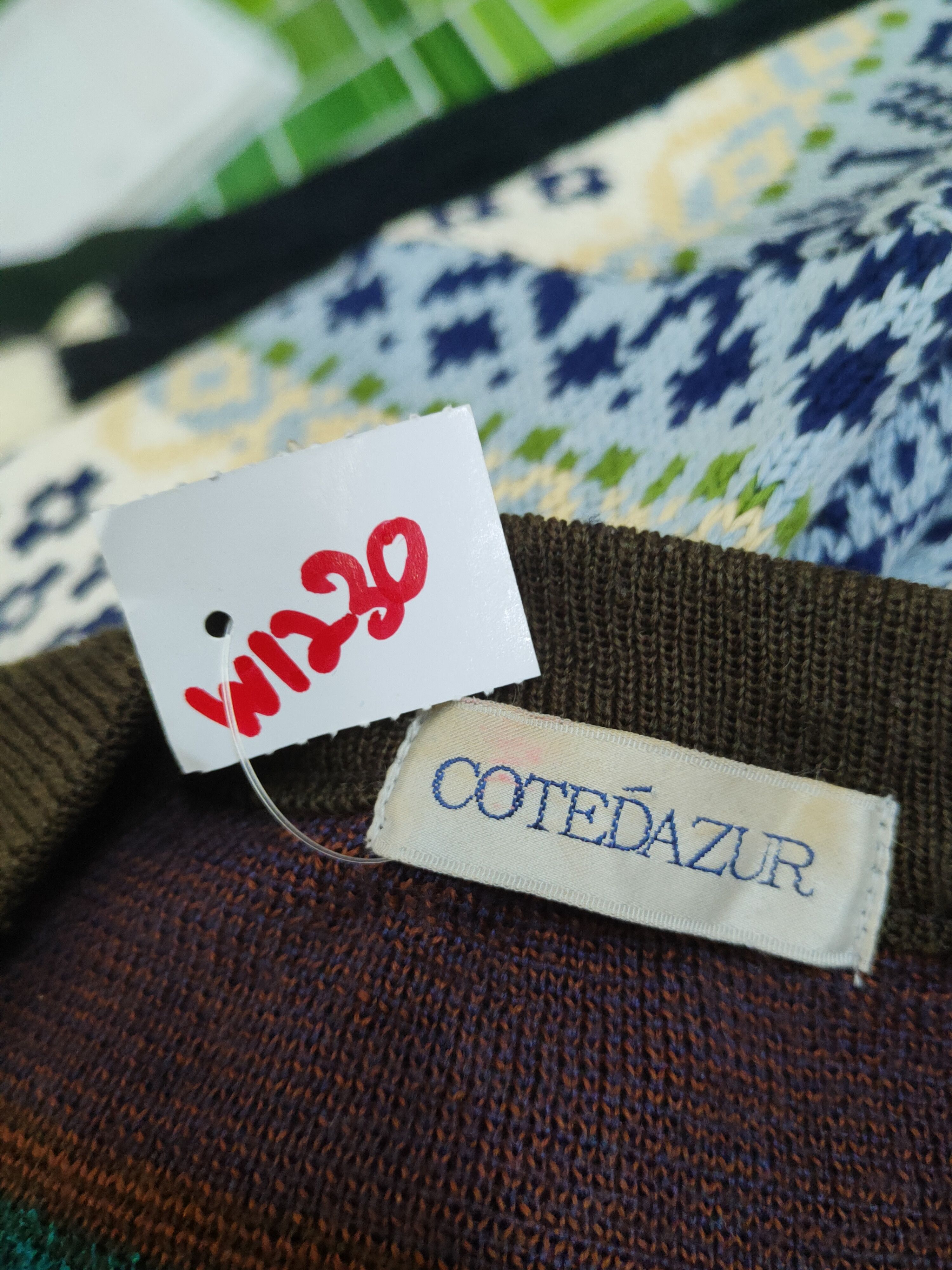 Homespun Knitwear Cotedazur Dark Brown Vest knitwear #W1230 Size US M / EU 48-50 / 2 - 14 Thumbnail