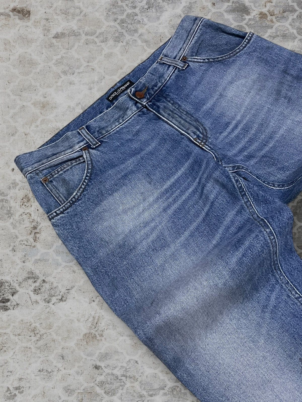 Dolce & Gabbana Vintage Authentic Designer Dolce & Gabbana Distressed Denim Size US 34 / EU 50 - 7 Thumbnail