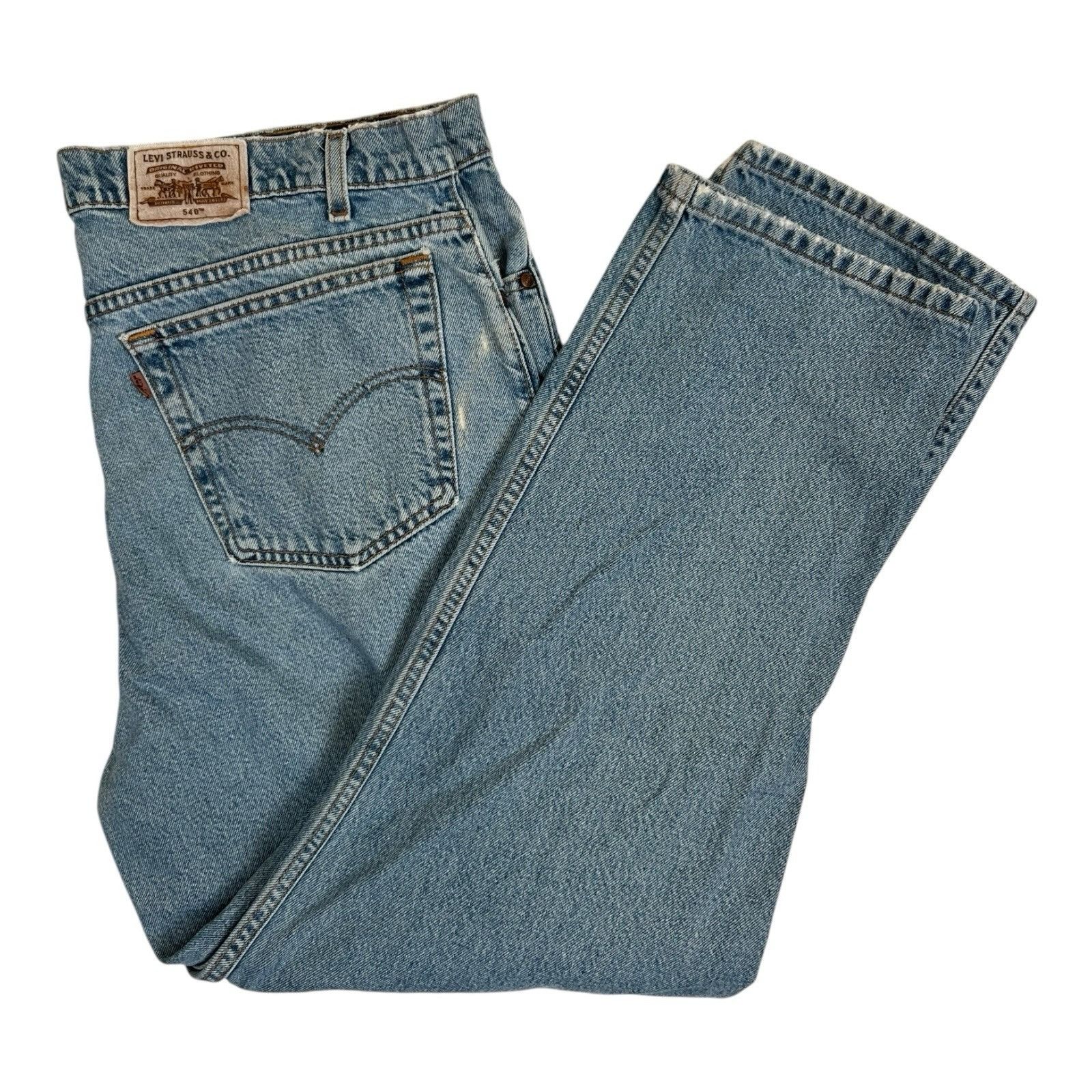 Levi's Vintage Levi’s 540 Orange Tab Relaxed Denim Jeans Size 40x30 Size US 40 / EU 56 - 1 Thumbnail