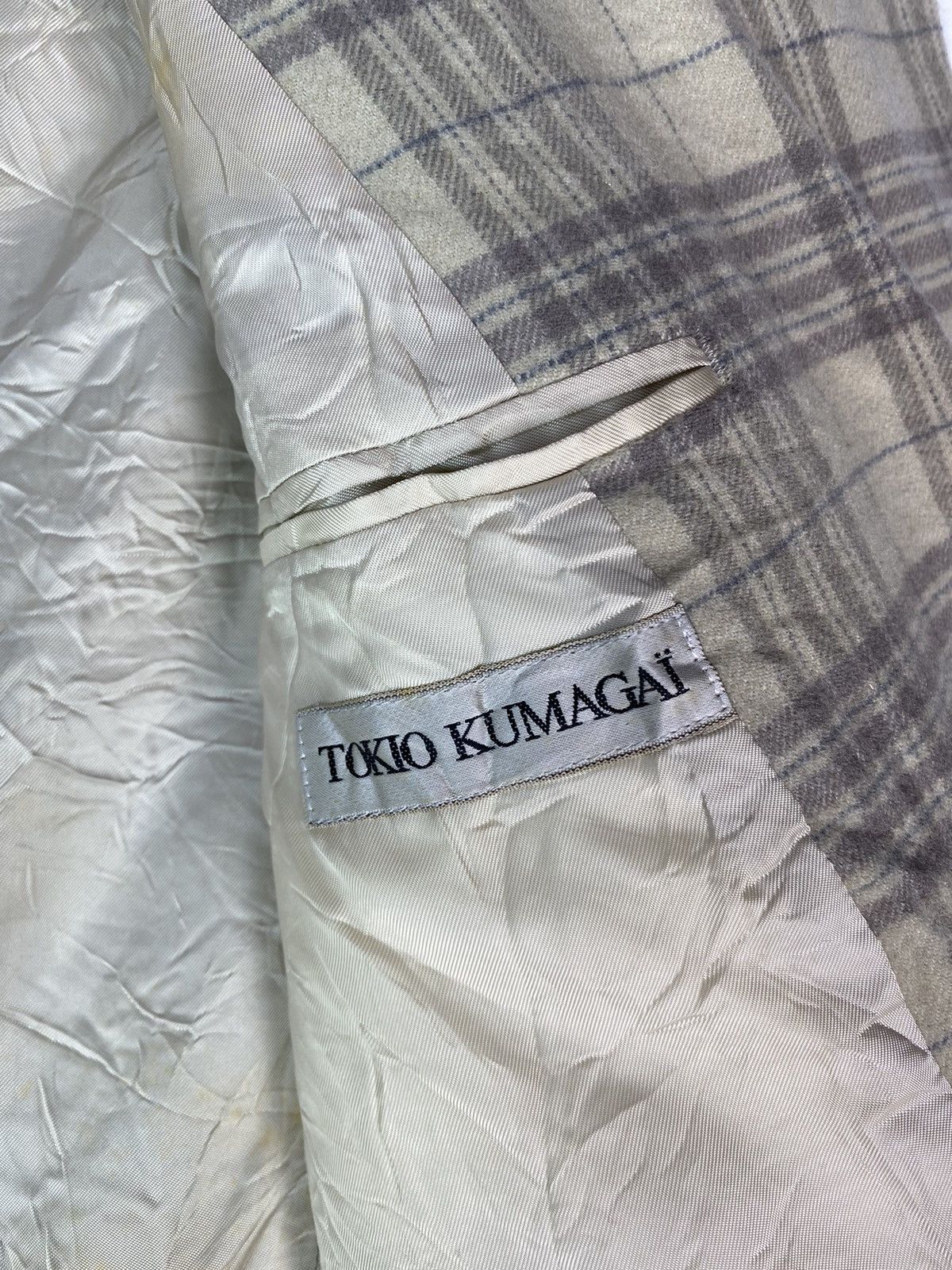 Tokio Kumagai Vtg 90s archive Tokio Kumagai tartan plaid wool coat jacket Size US M / EU 48-50 / 2 - 5 Thumbnail