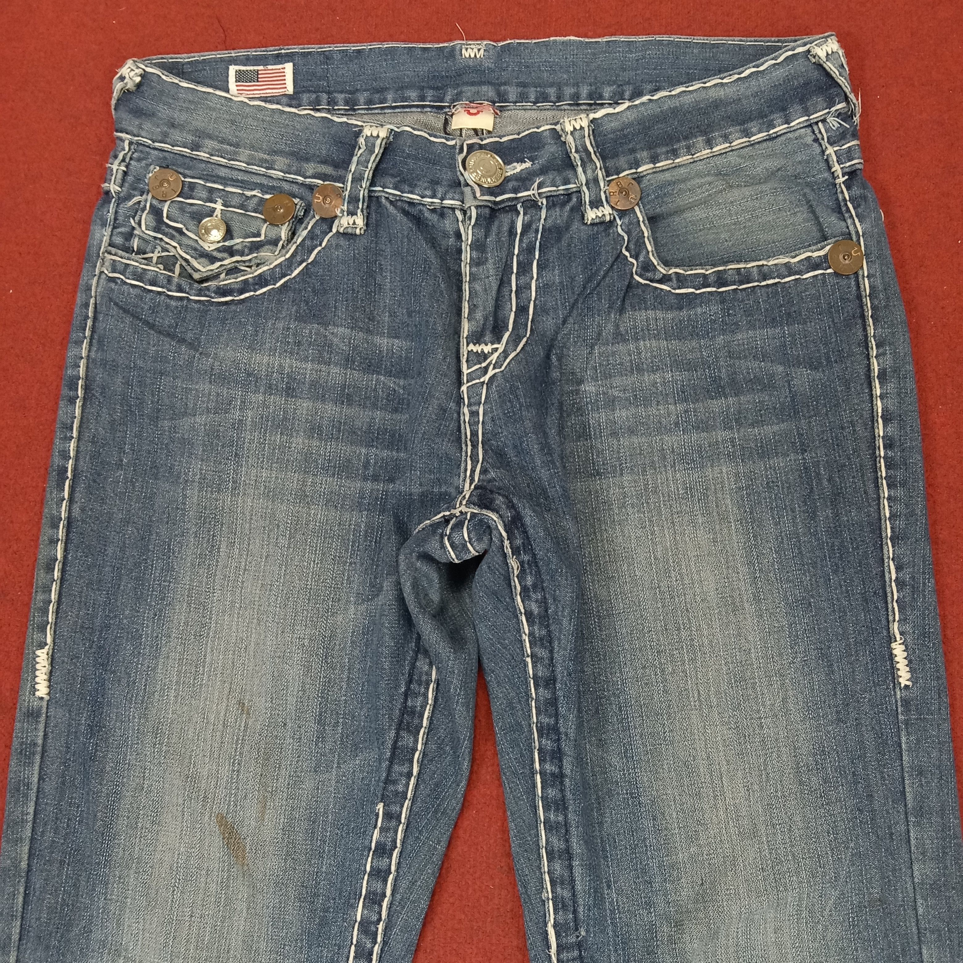 Vintage True Religion Jeans Streetwear Fashion Style Size US 34 / EU 50 - 5 Thumbnail