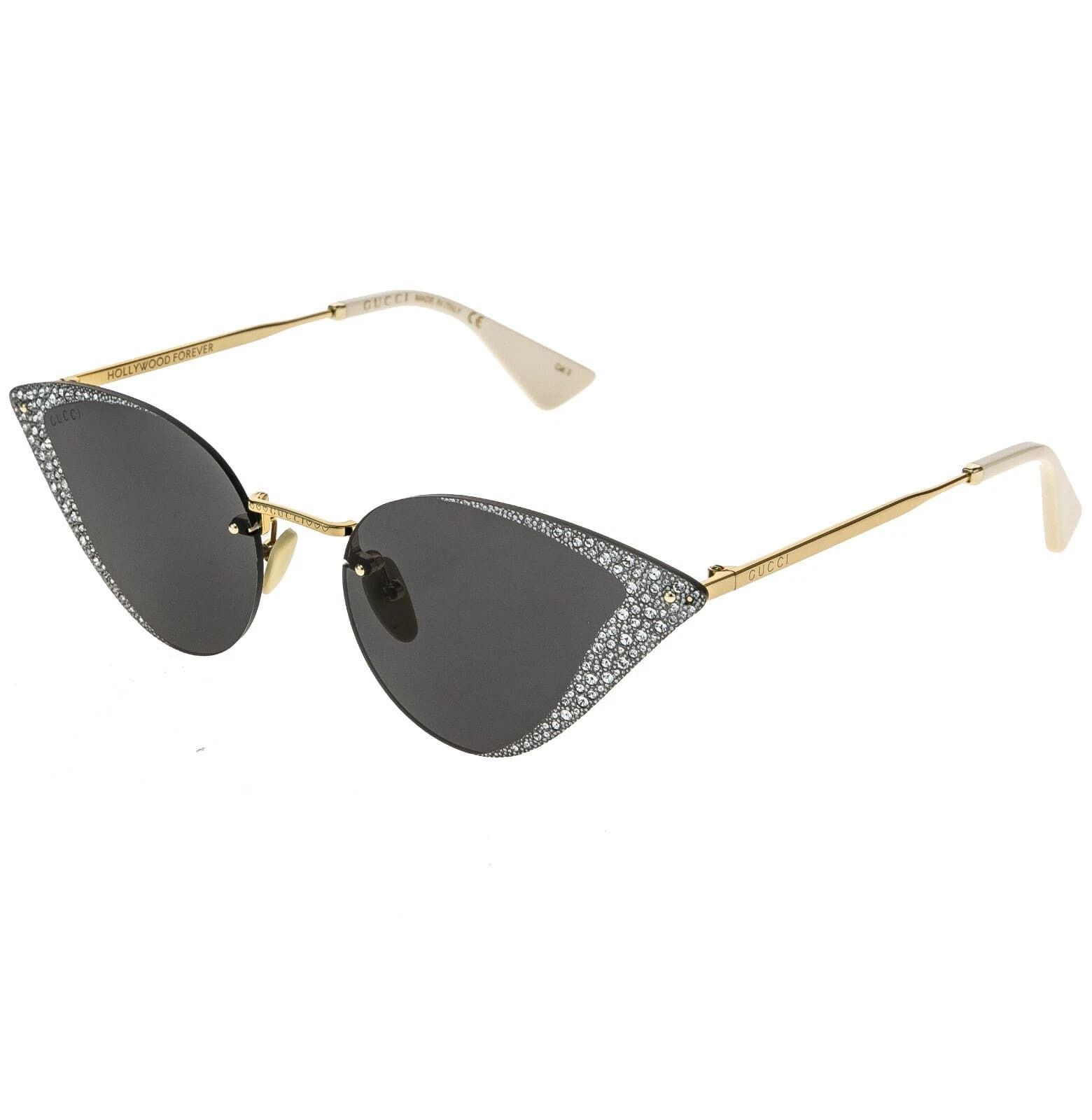 Gucci GUCCI Gg0898S Hollywood Forever 0898 Gold 001 Sunglasses Size ONE SIZE - 9 Thumbnail
