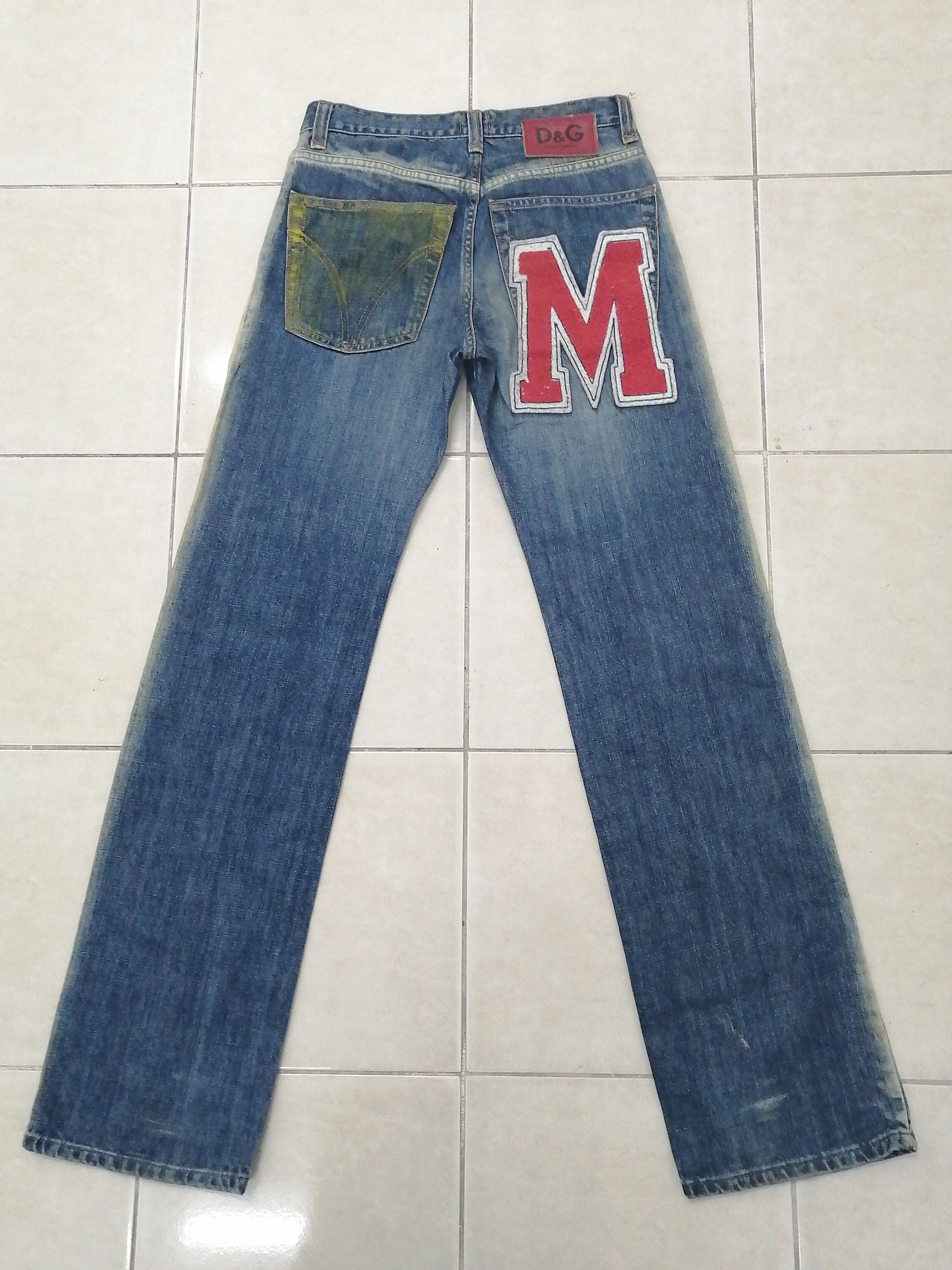 Dolce & Gabbana 💥Rare 💥Dolce & Gabbana Rare Logo Buttonfly Jeans Size US 28 / EU 44 - 1 Thumbnail