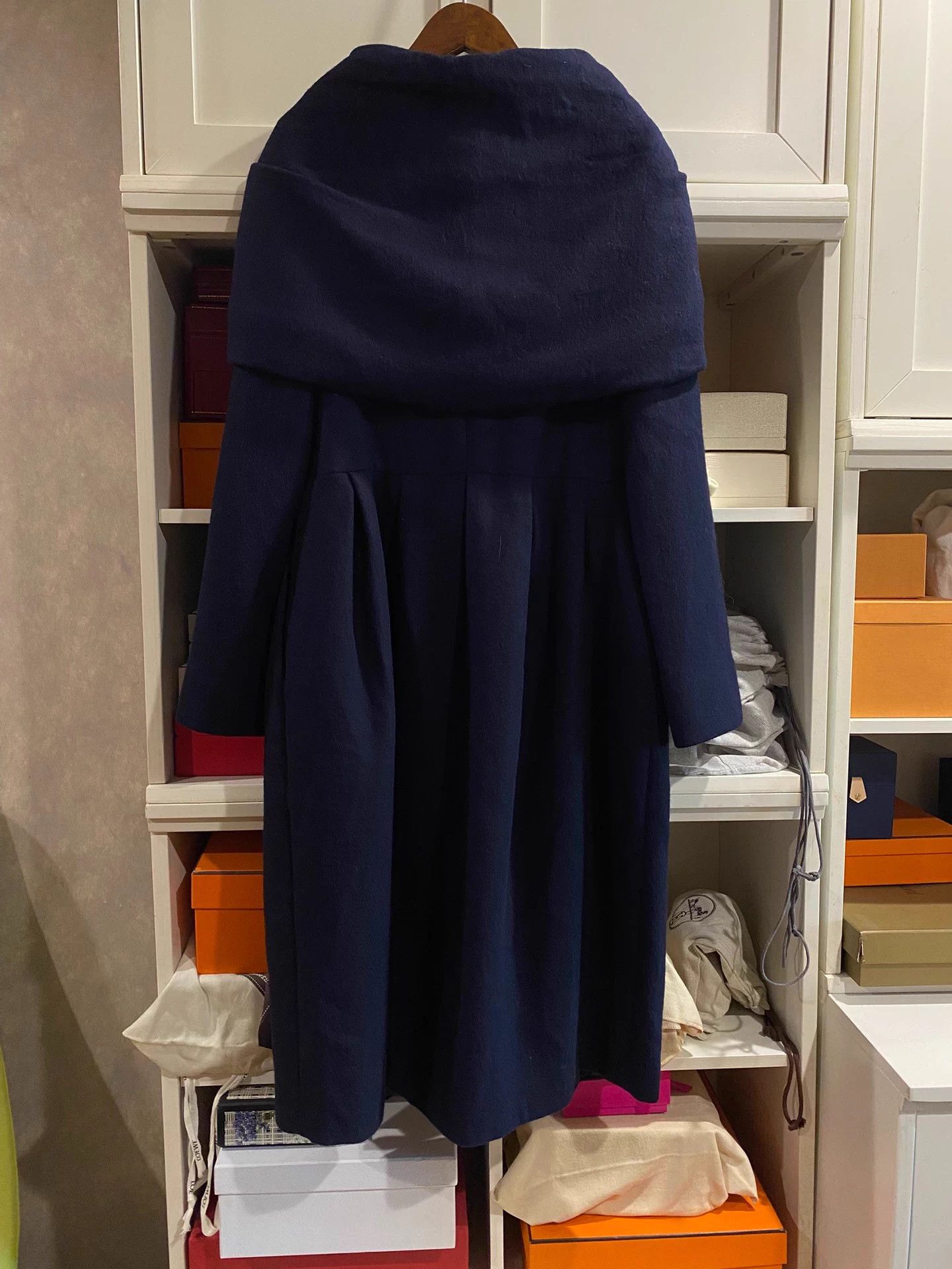 Max Mara Max Mara Atelier 38 Wool Rabbit Wrap Shawl Coat Size S / US 4 / IT 40 - 2 Thumbnail