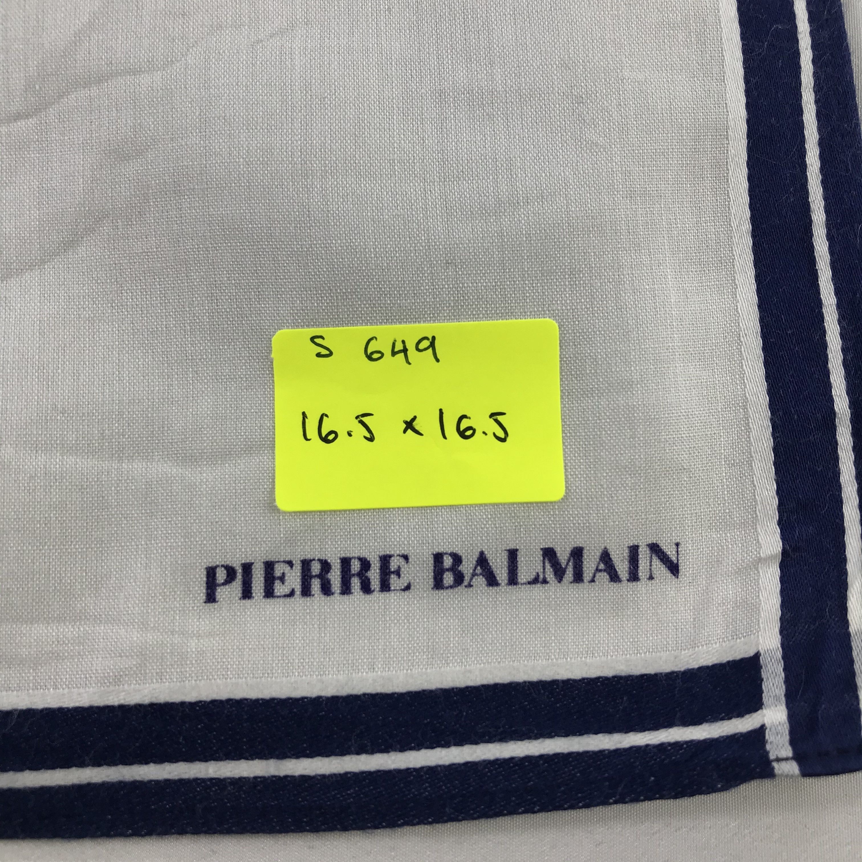 Pierre Balmain × Vintage Pierre Balmain Bandana / Handkerchief / Neckerchief - S649 Size ONE SIZE - 6 Thumbnail