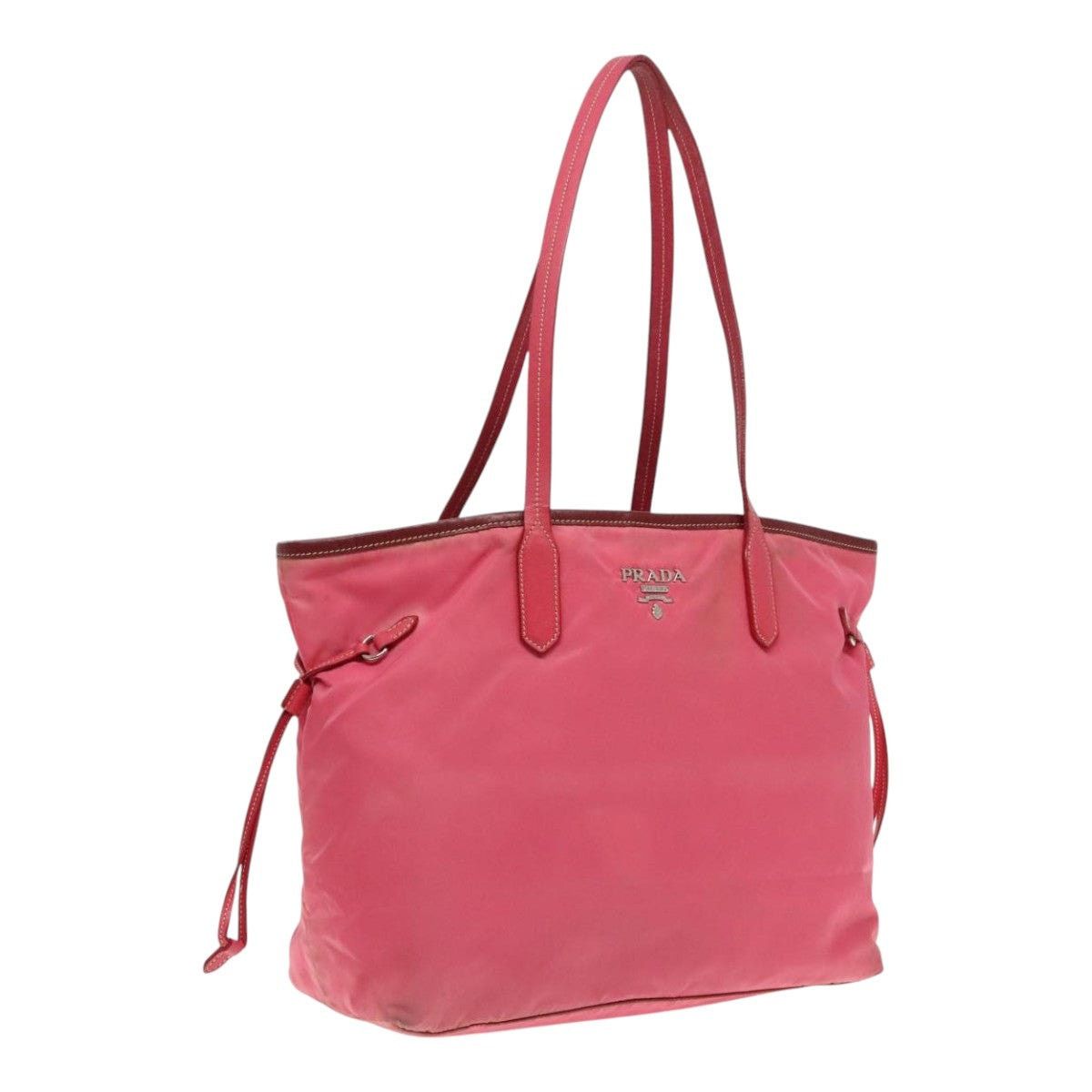 Prada PRADA Tote Bag Nylon Pink Silver Size ONE SIZE - 1 Thumbnail