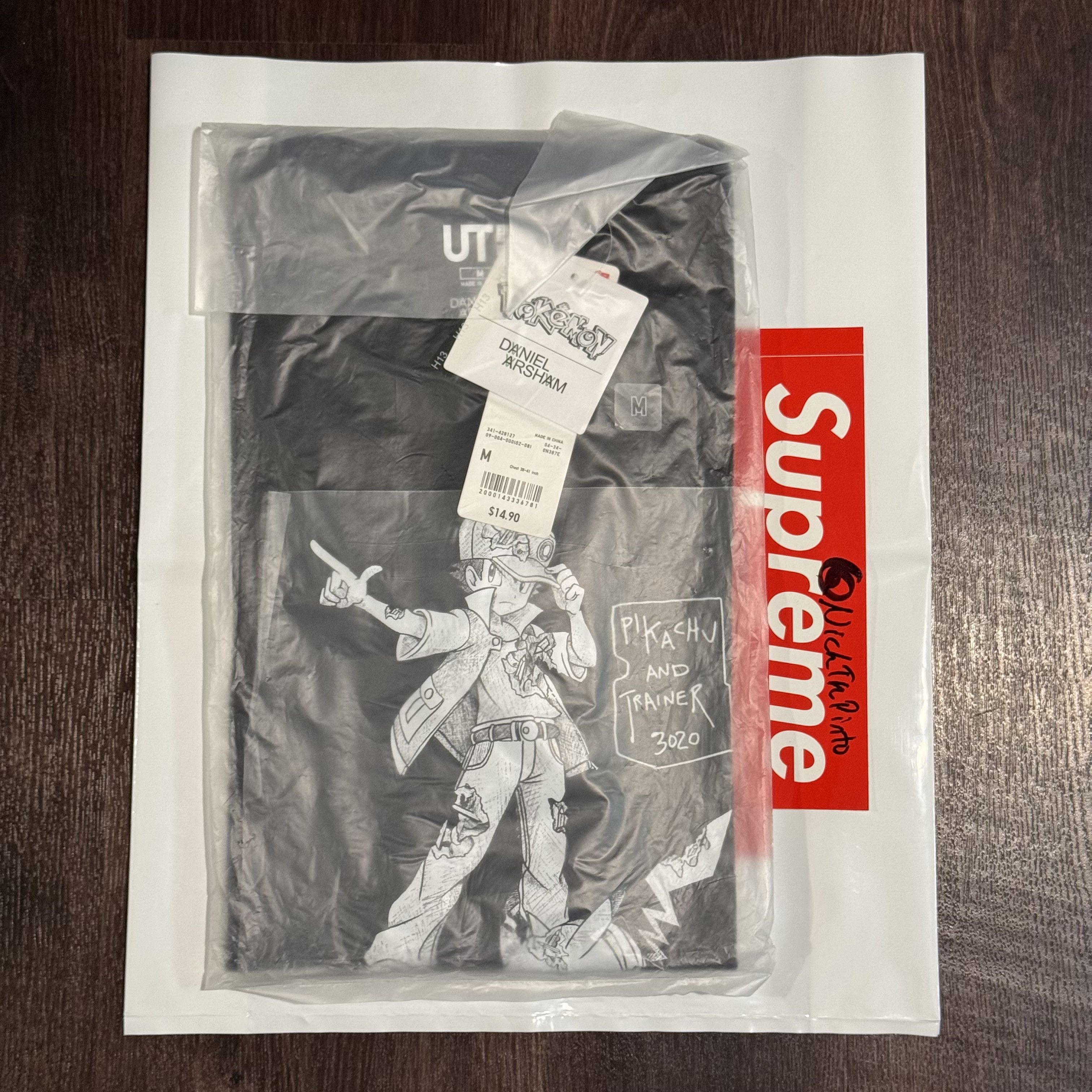 Daniel Arsham × Pokemon × Uniqlo Pikachu and Trainer Tee Size US M / EU 48-50 / 2 - 1 Thumbnail
