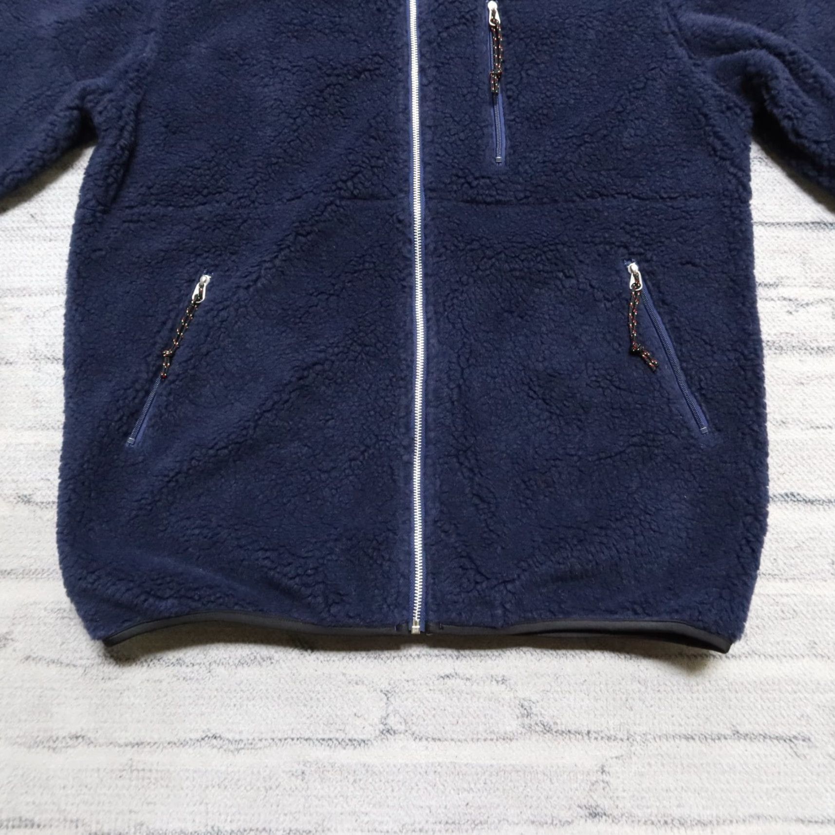 Vintage Oregonian Outfitters Pile Fleece Jacket Mens L Navy Shirt Jacket Size US L / EU 52-54 / 3 - 3 Thumbnail