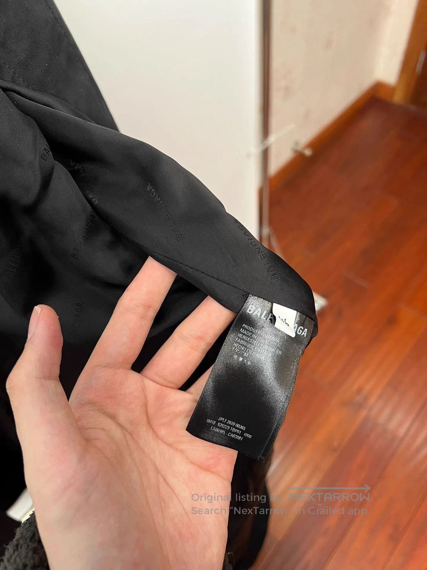 Balenciaga Black Long Coat with Collar and Pockets. Size US S / EU 44-46 / 1 - 7 Thumbnail