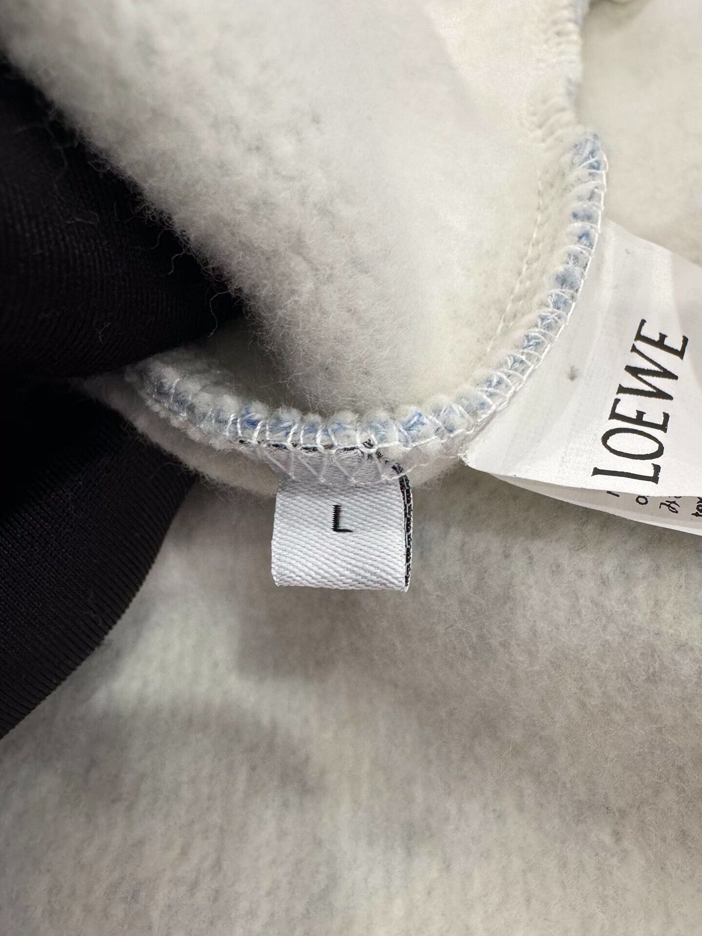 Loewe light blue embroidered logo long-sleeve sweatshirt Size US L / EU 52-54 / 3 - 6 Thumbnail